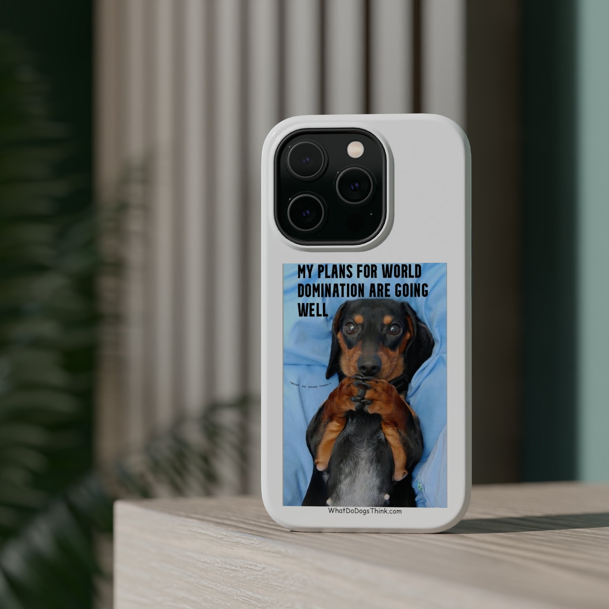 World Domination White MagSafe Tough Cases