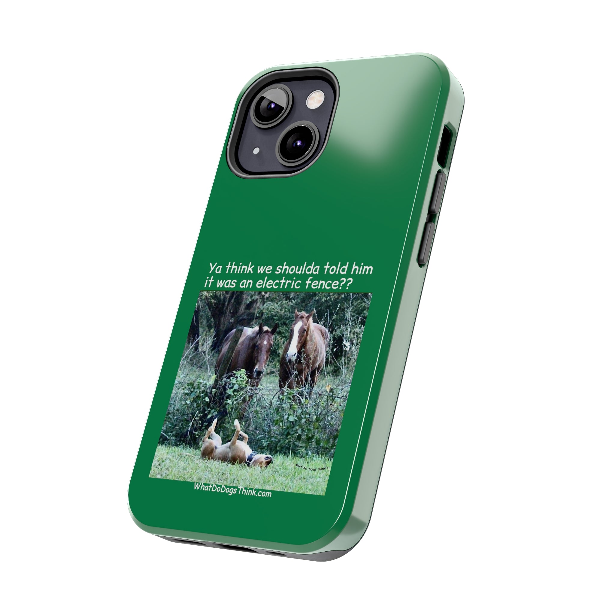 Electric Fence Green Tough Phone Cases