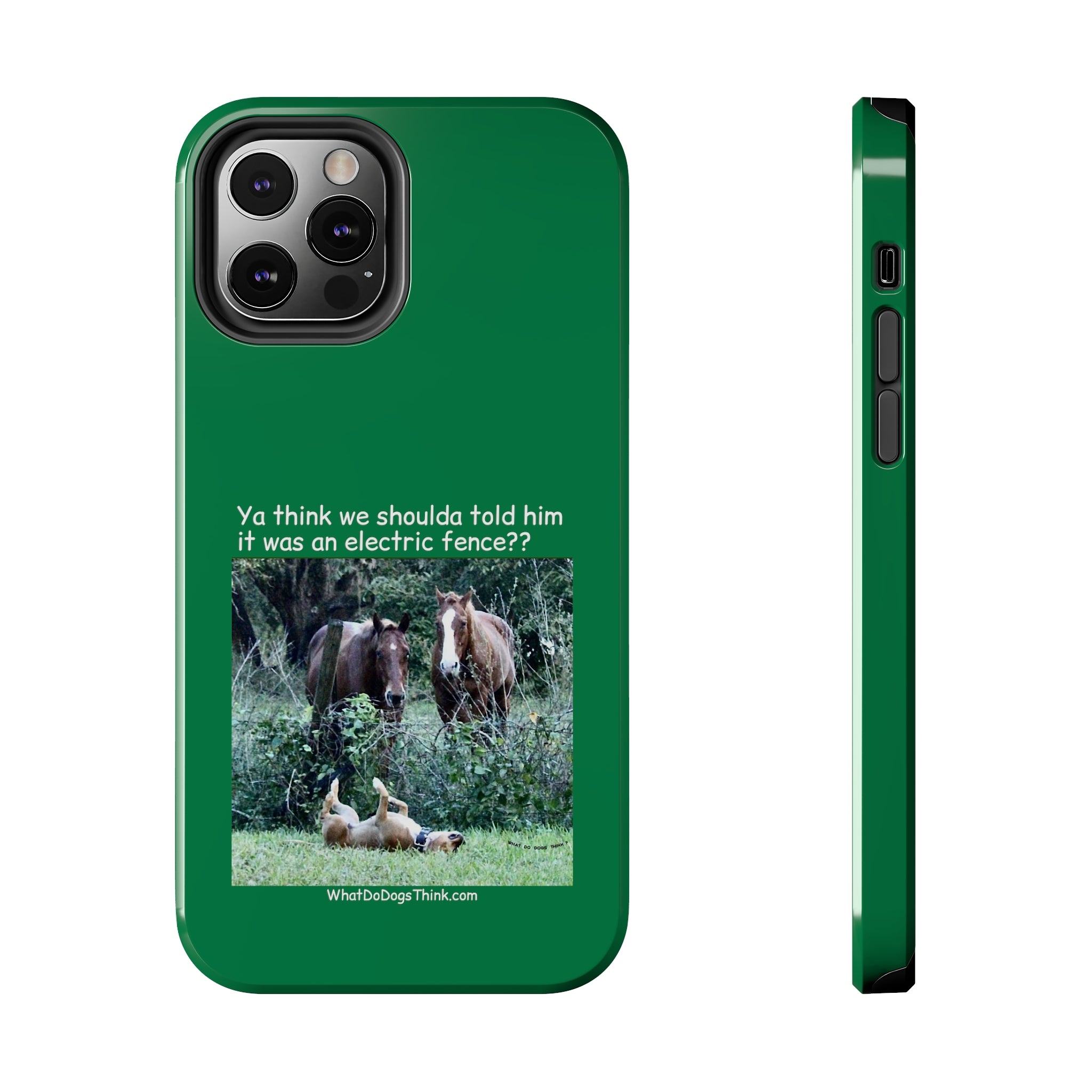Electric Fence Green Tough Phone Cases