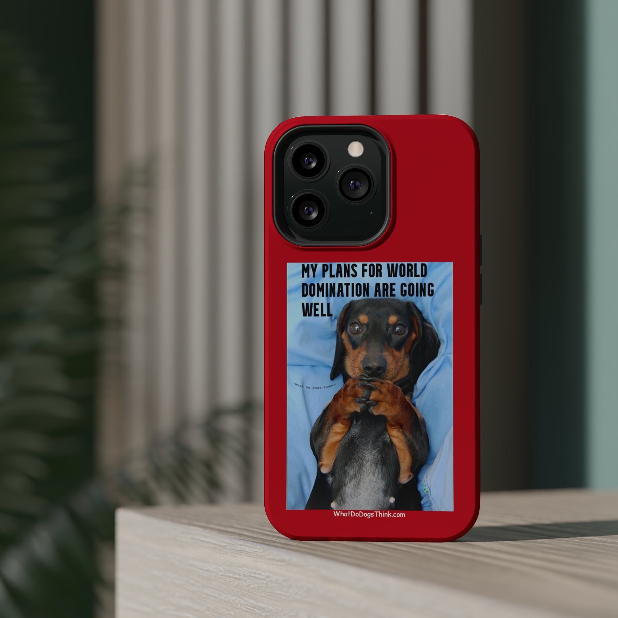 World Domination Red MagSafe Tough Cases