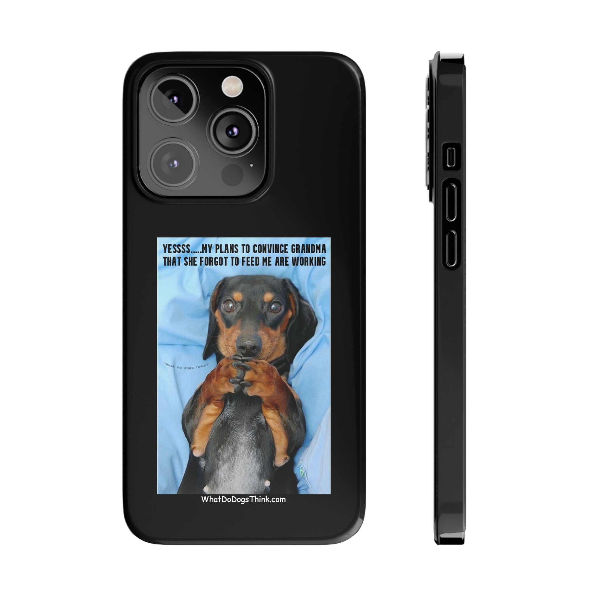 Grandma Black Slim Phone Cases