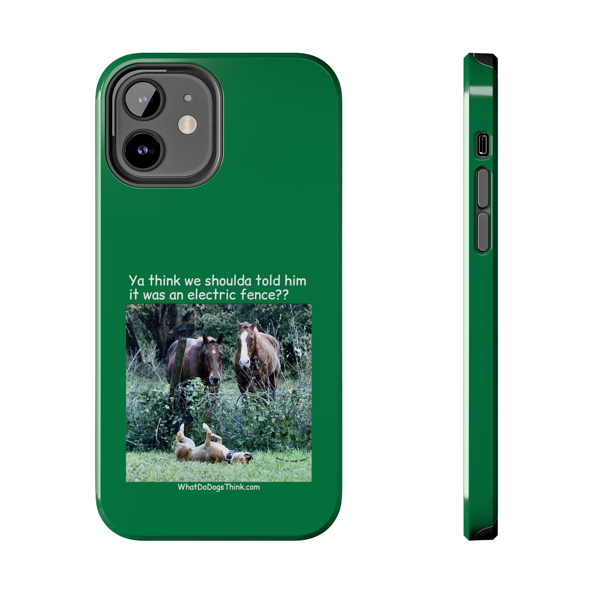 Electric Fence Green Tough Phone Cases