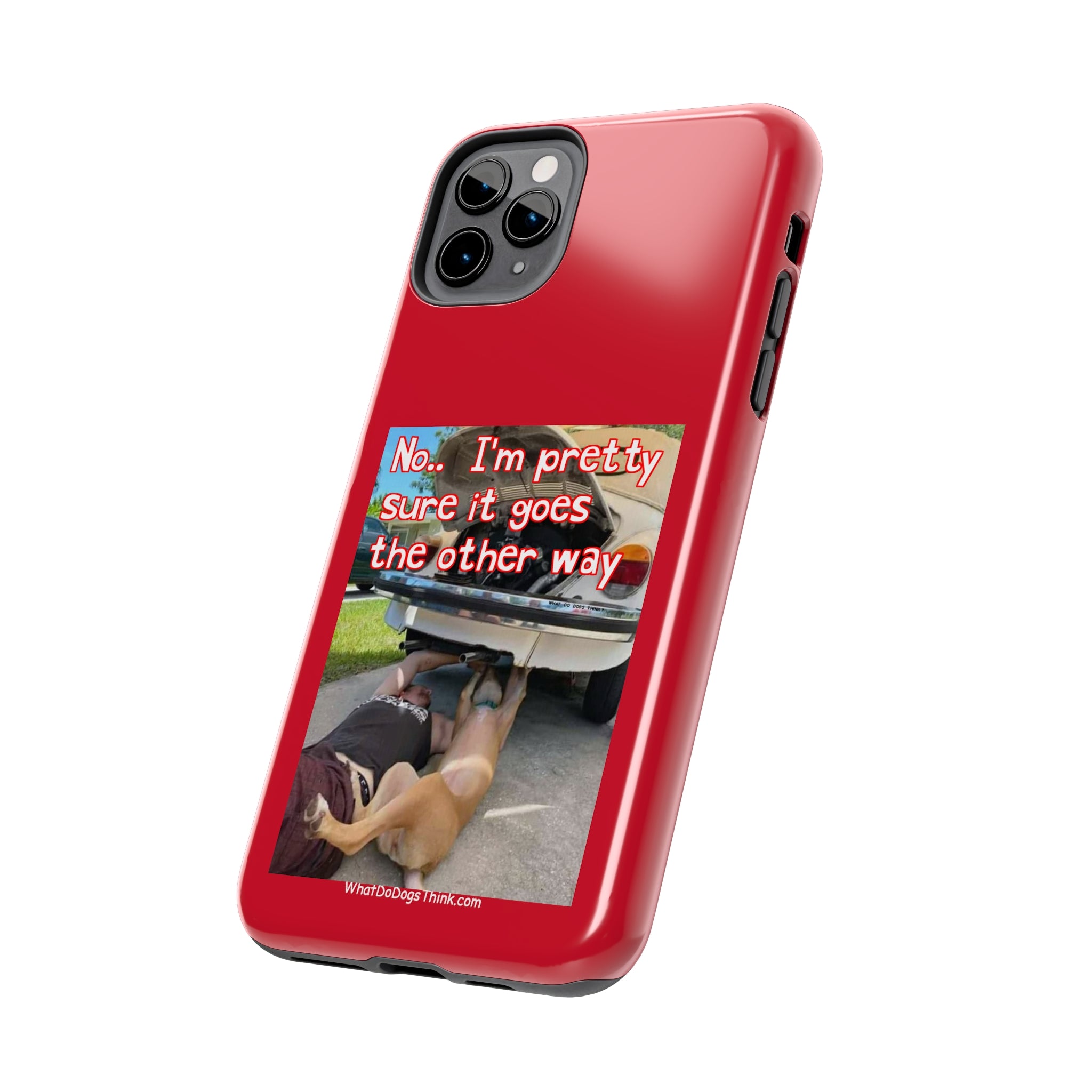 Other Way Red Tough Phone Cases