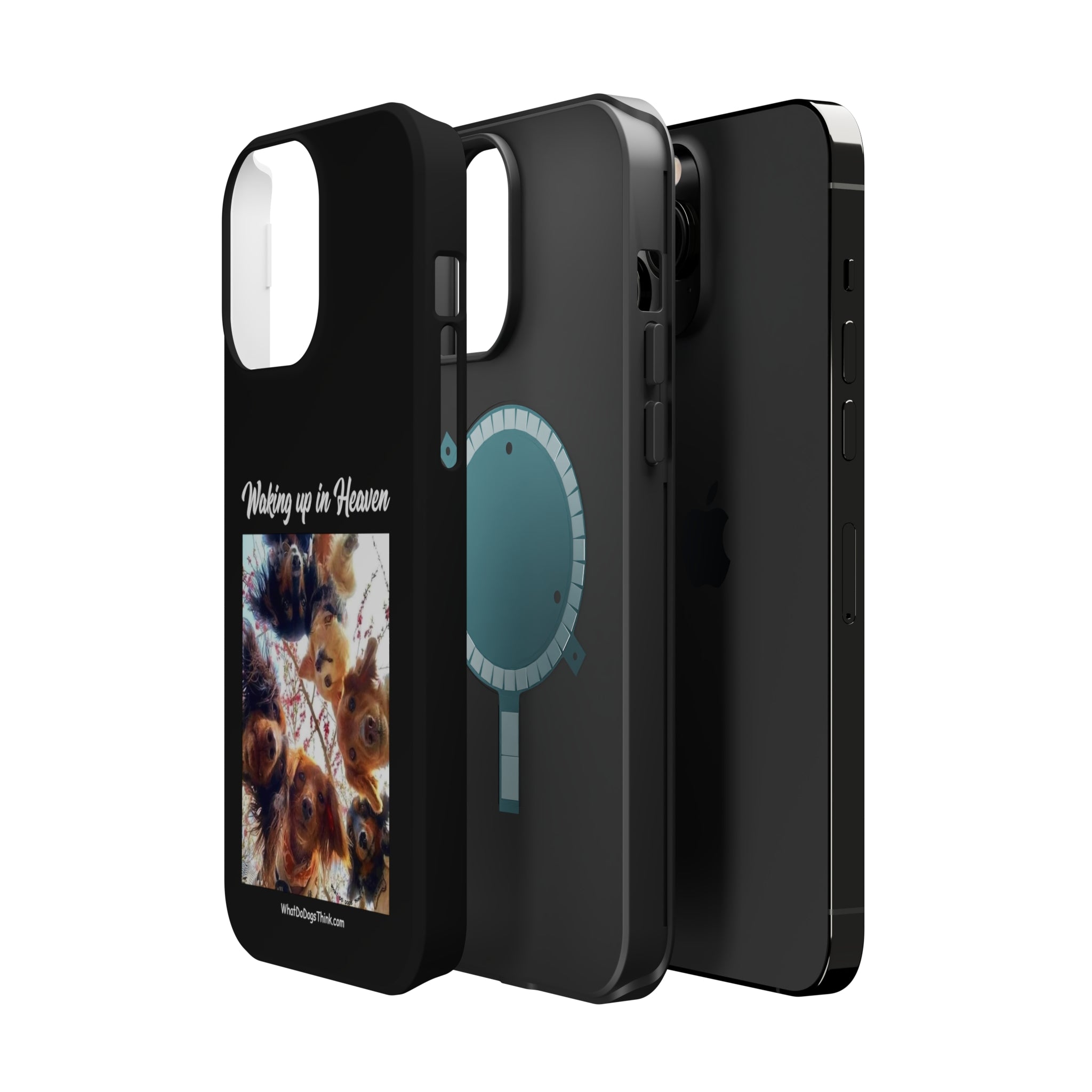 Waking Up In Heaven Black MagSafe Tough Cases