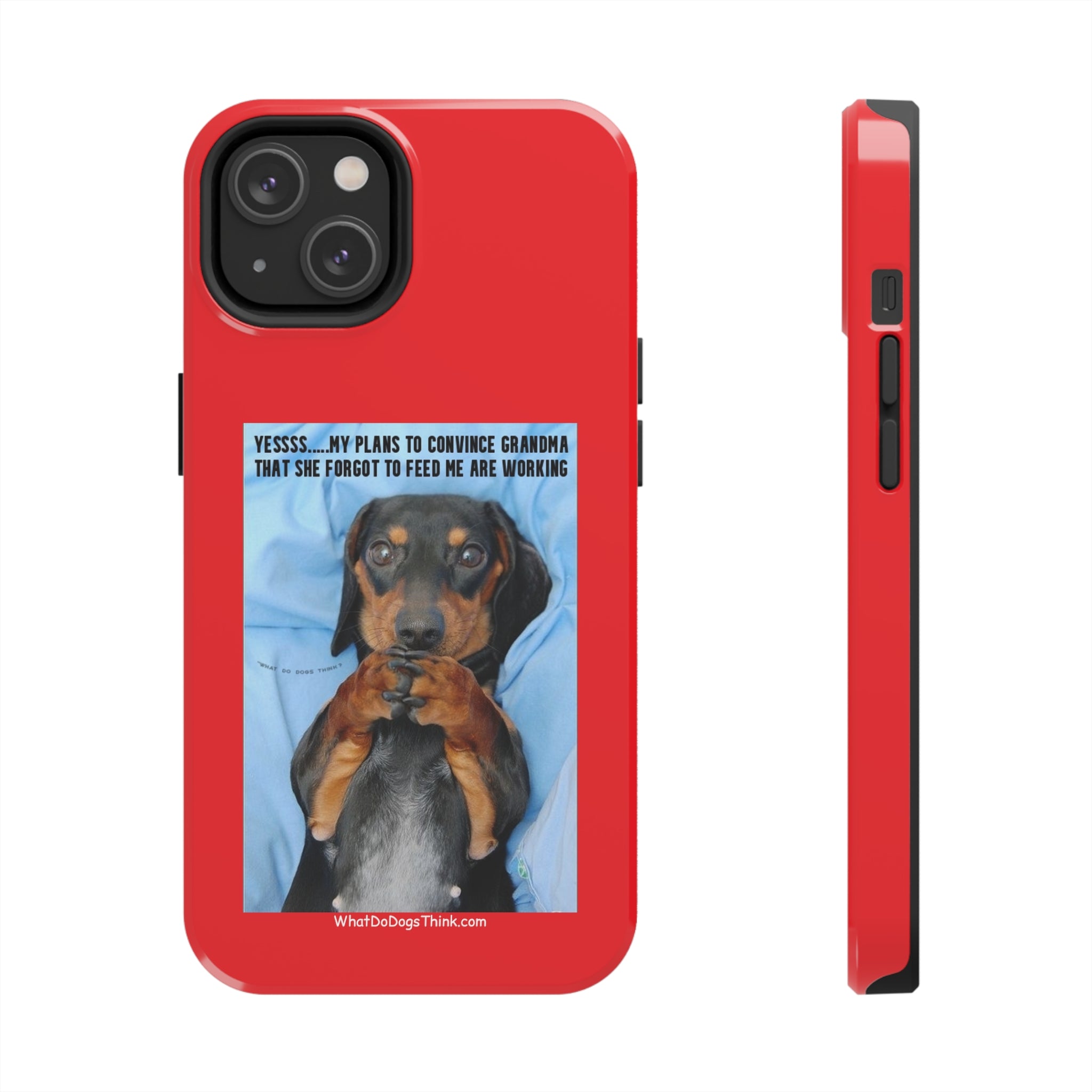 Grandma Red Tough Phone Cases