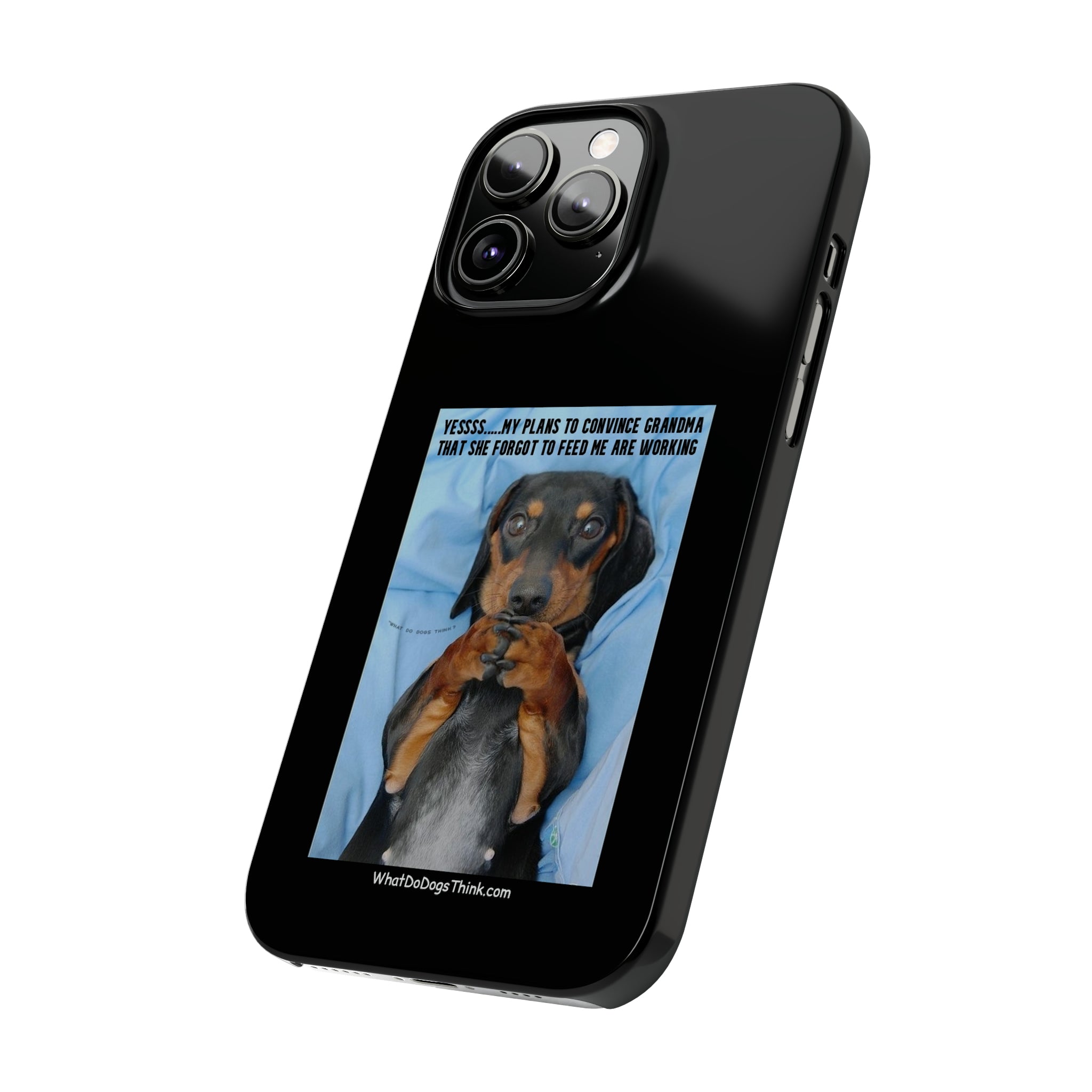Grandma Black Slim Phone Cases