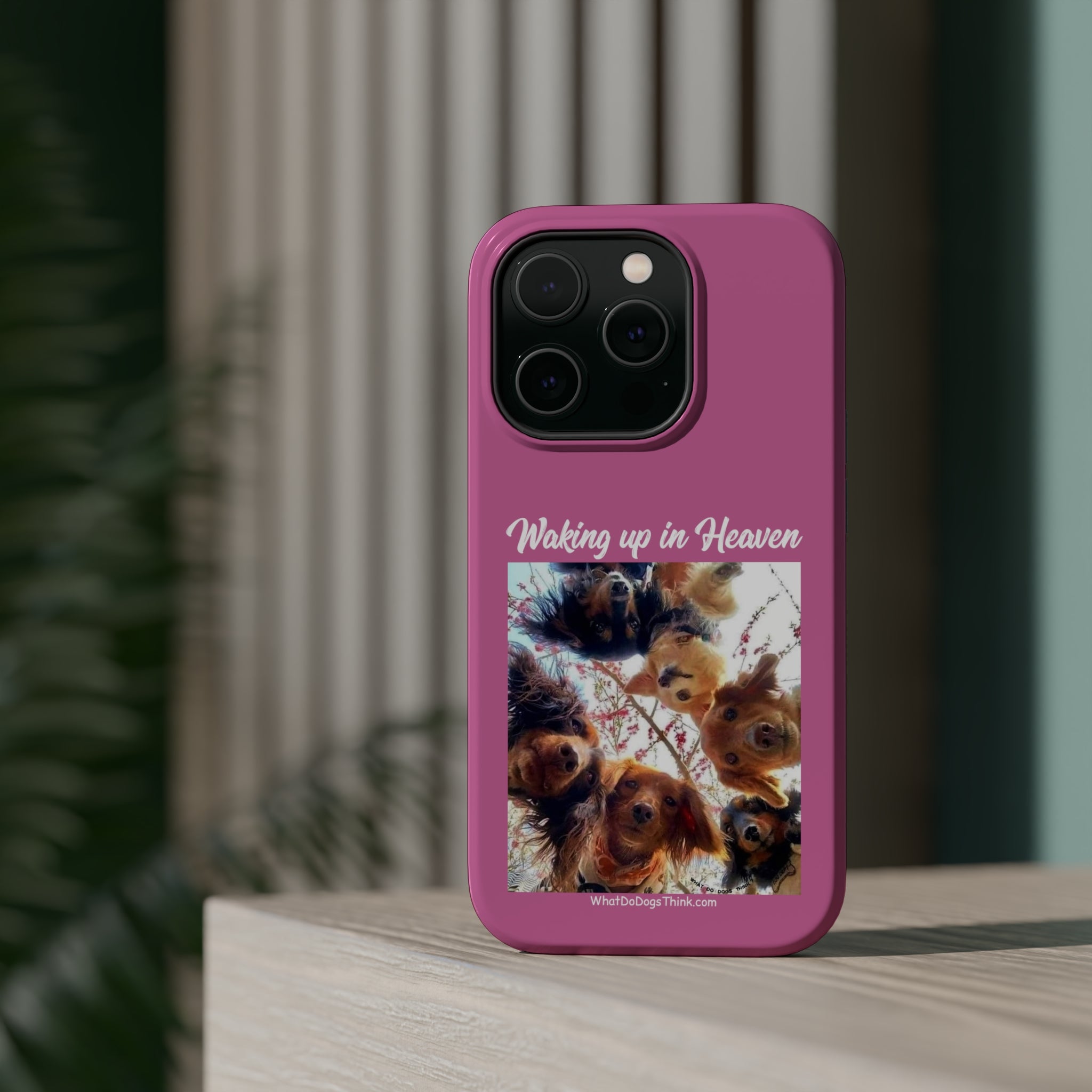 Waking Up In Heaven Pink MagSafe Tough Cases