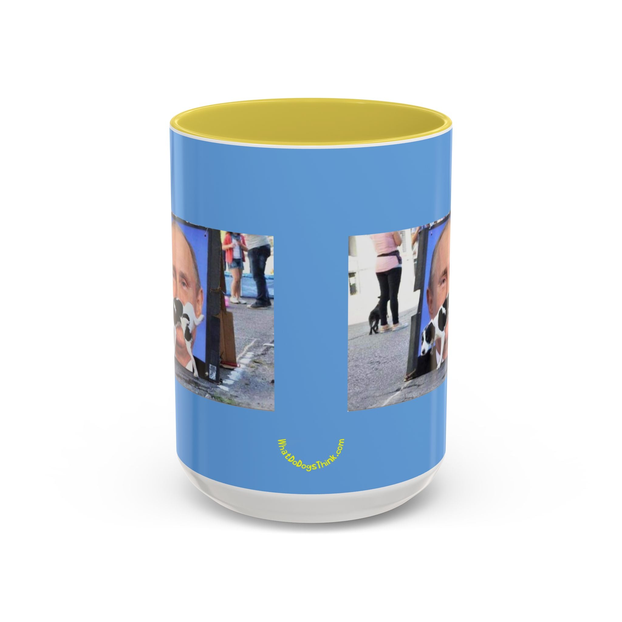 Piss on Putin Blue Mug