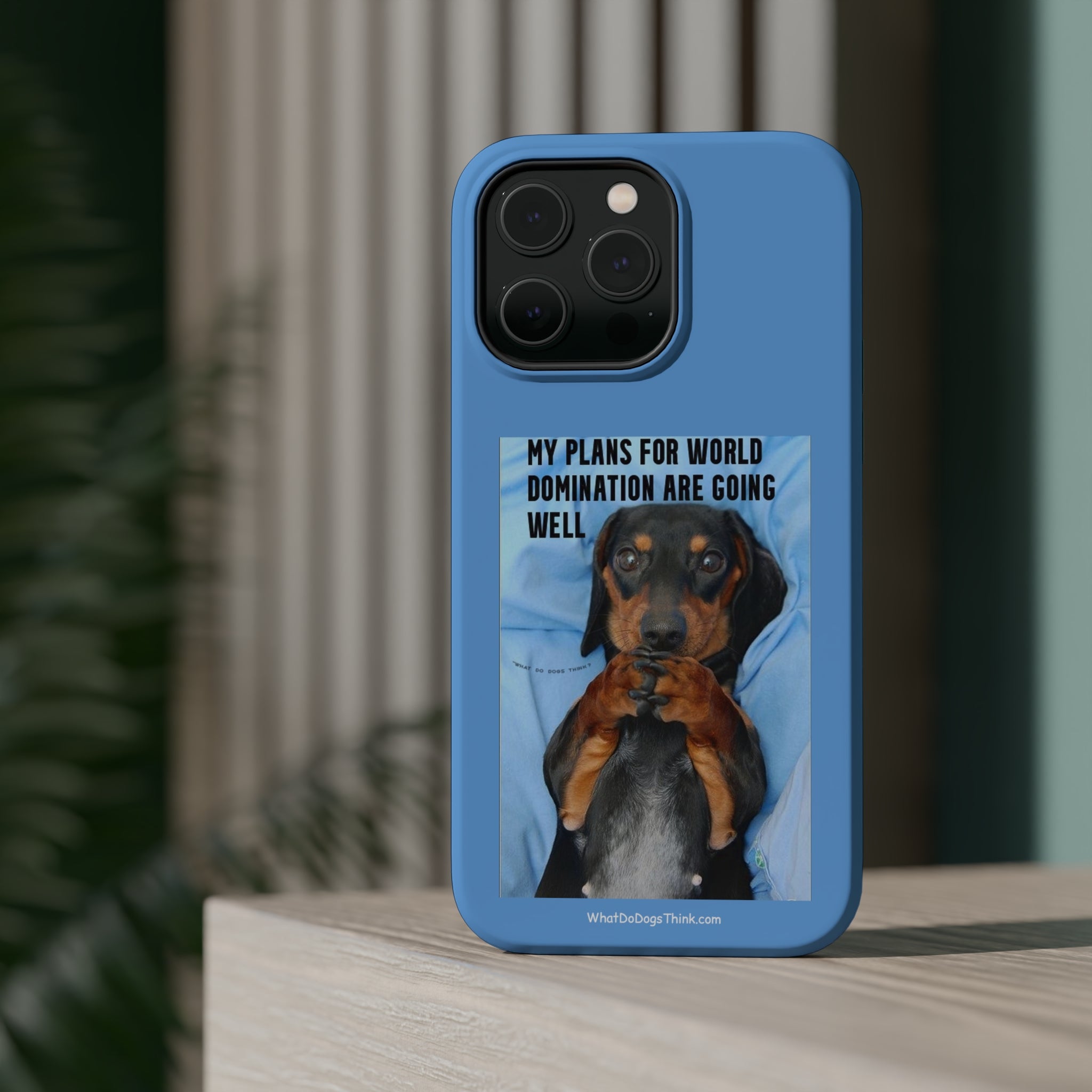 World Domination Blue MagSafe Tough Cases