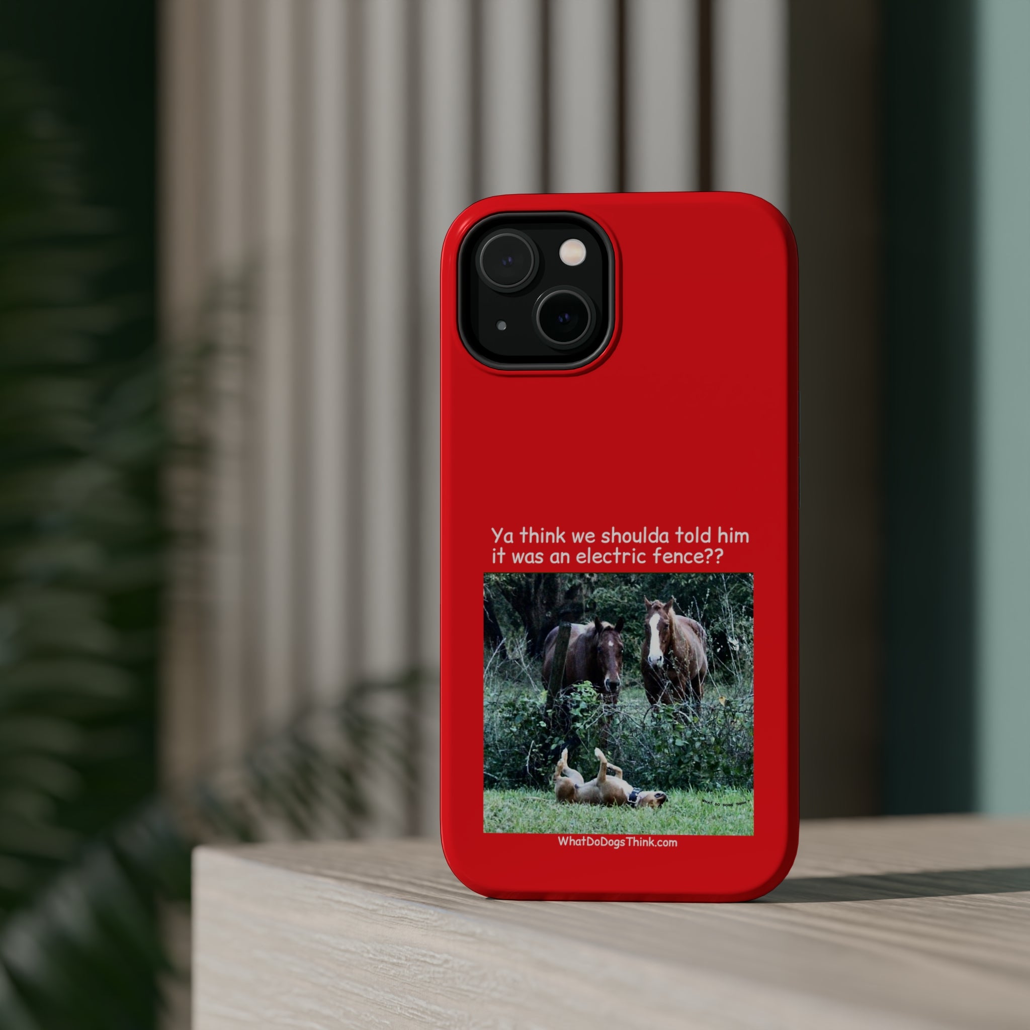 Electric Fence Red MagSafe Tough Cases