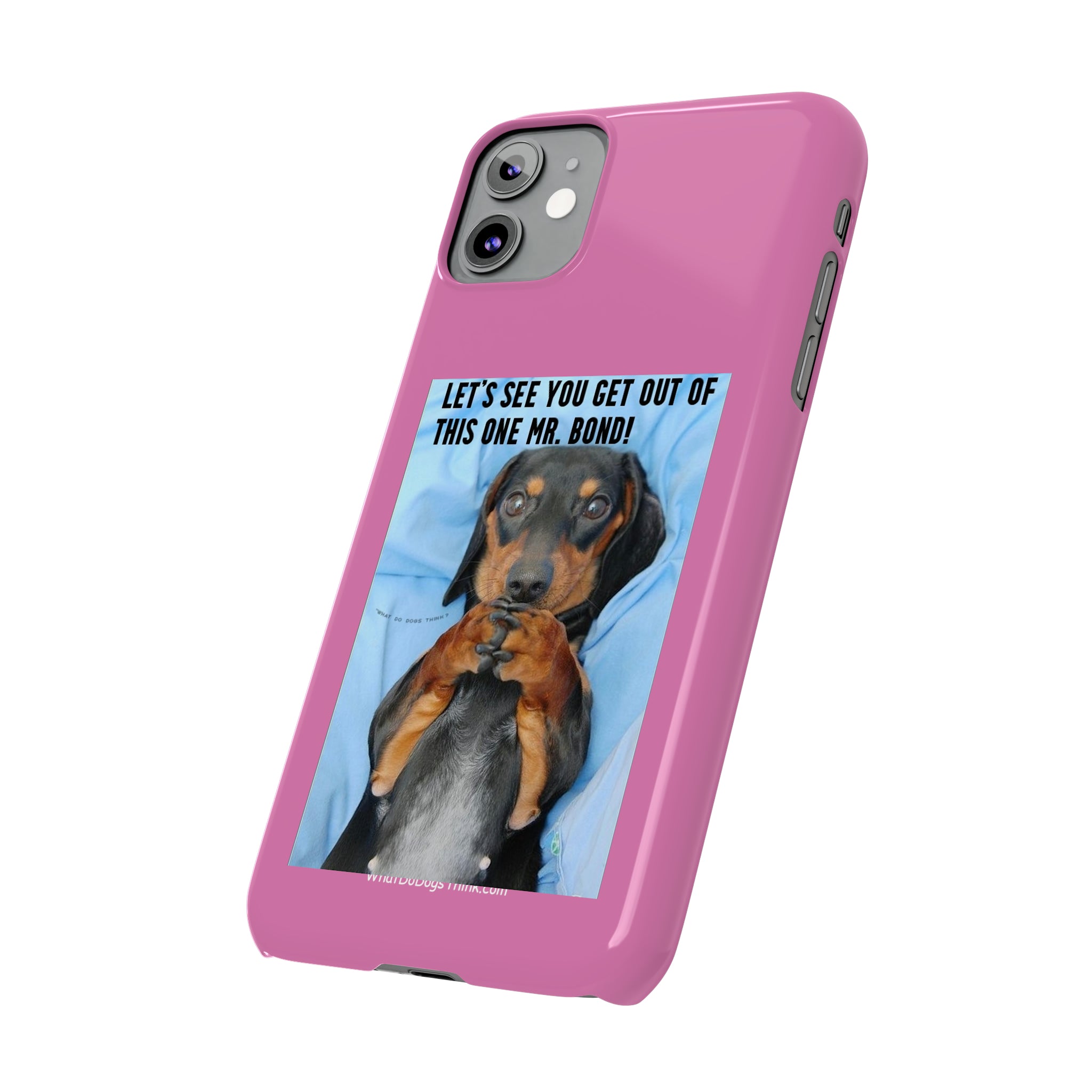 Mr. Bond Pink Slim Phone Cases