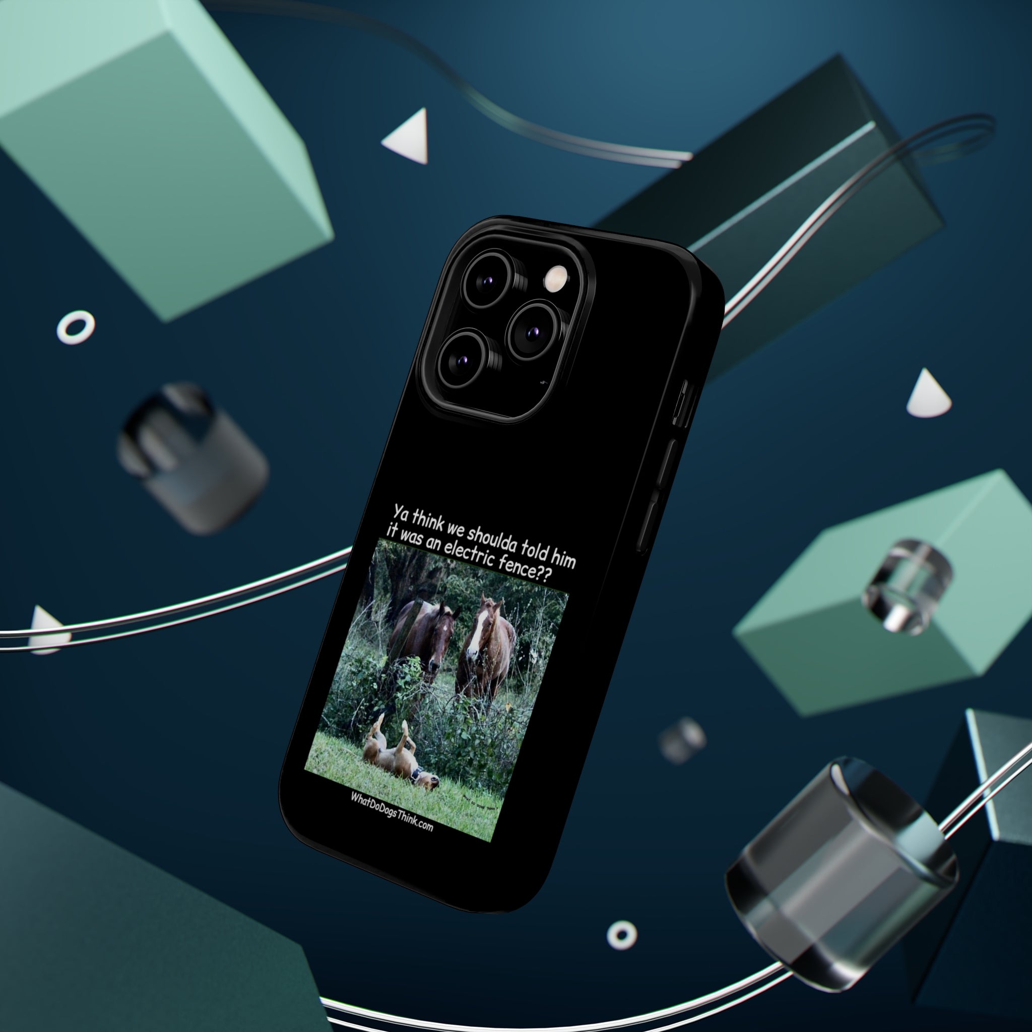 Electric Fence Black MagSafe Tough Cases