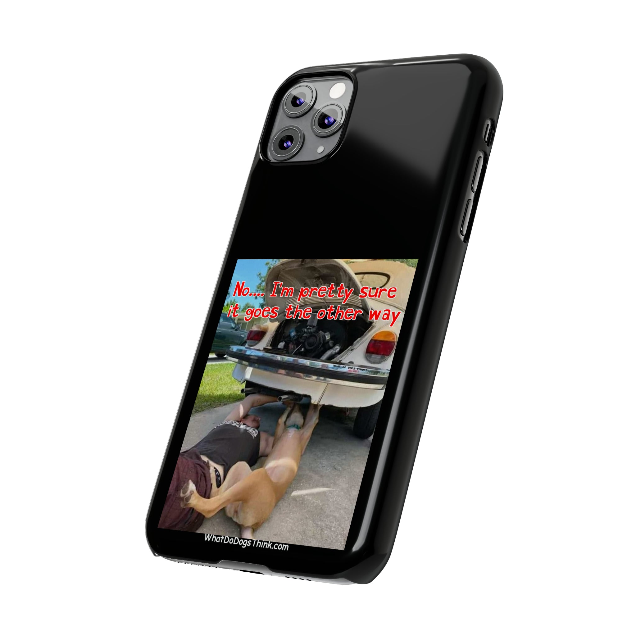 Other Way Black Slim Phone Cases