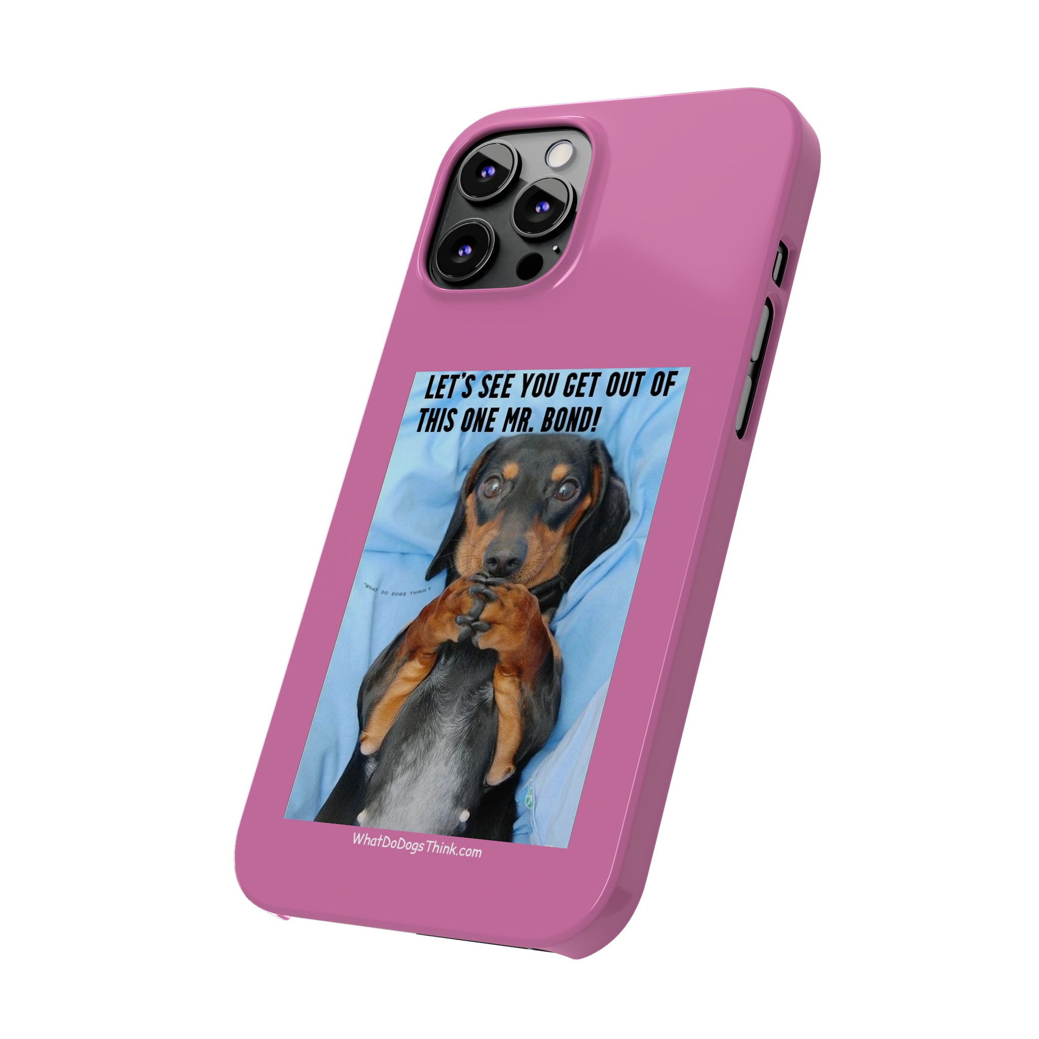 Mr. Bond Pink Slim Phone Cases