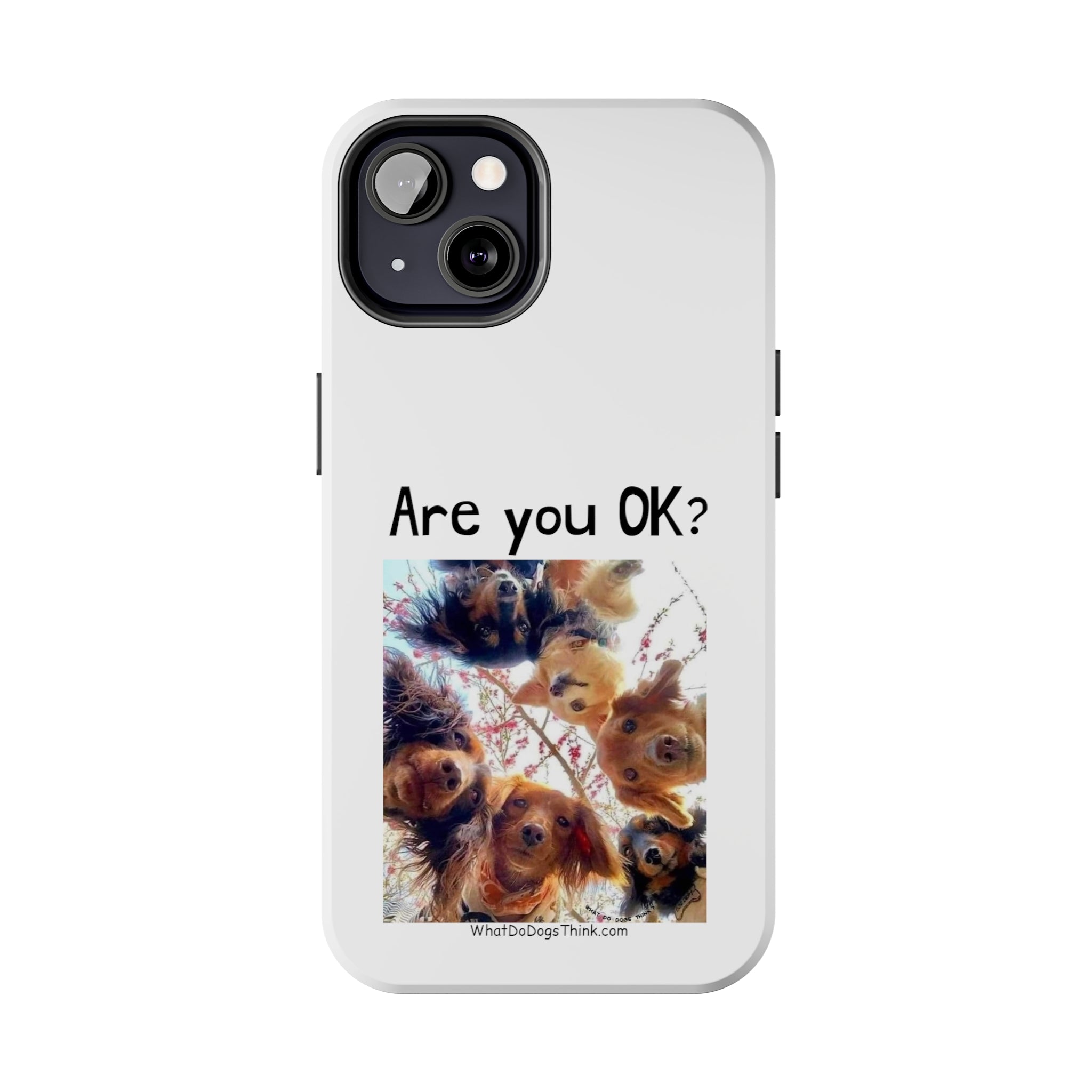 Are You OK? White Tough Phone Cases