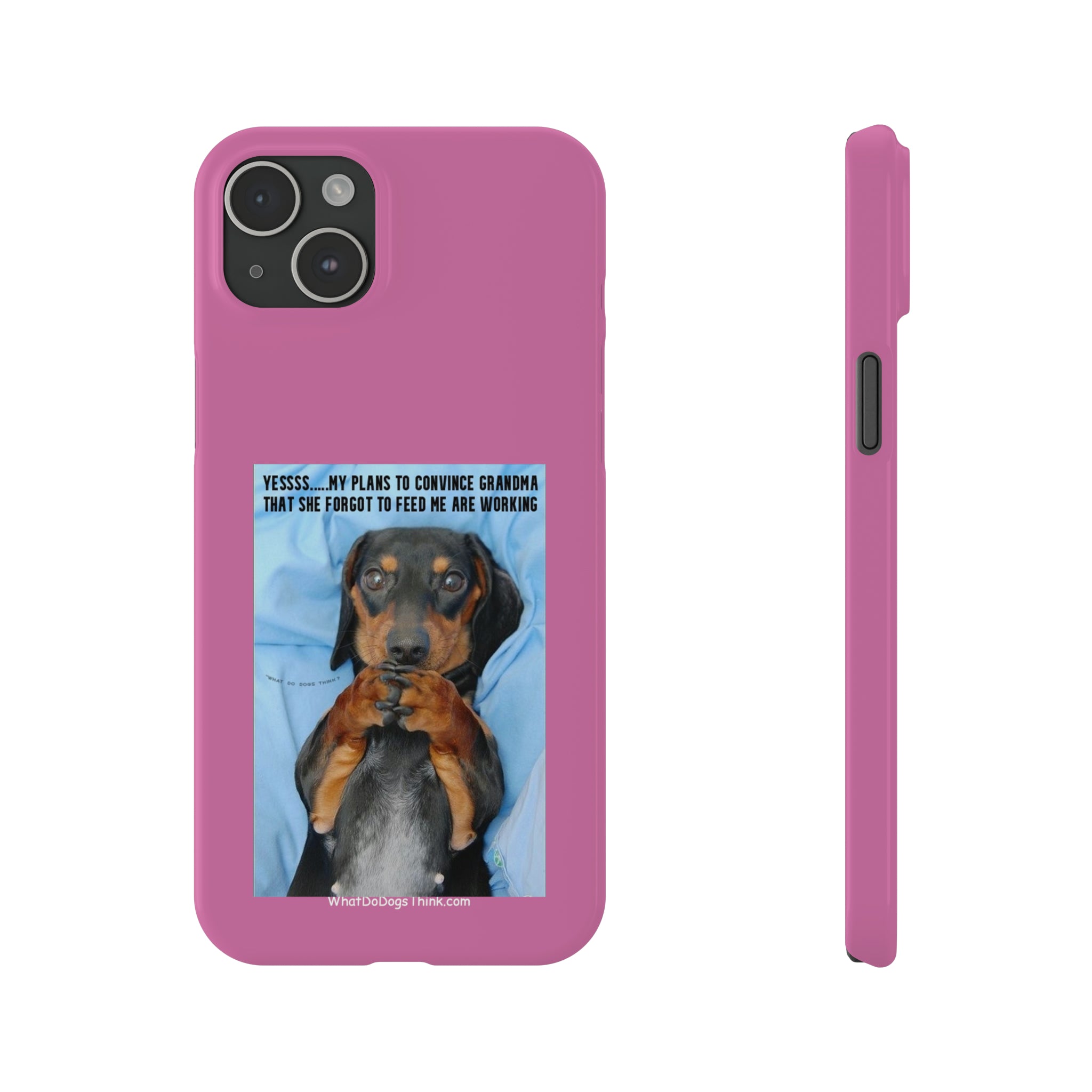 Grandma Pink Slim Phone Cases
