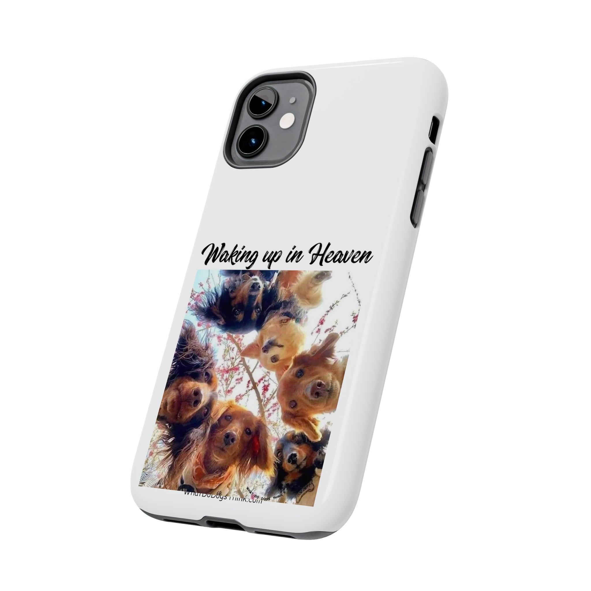 Waking Up in Heaven White Tough Phone Cases