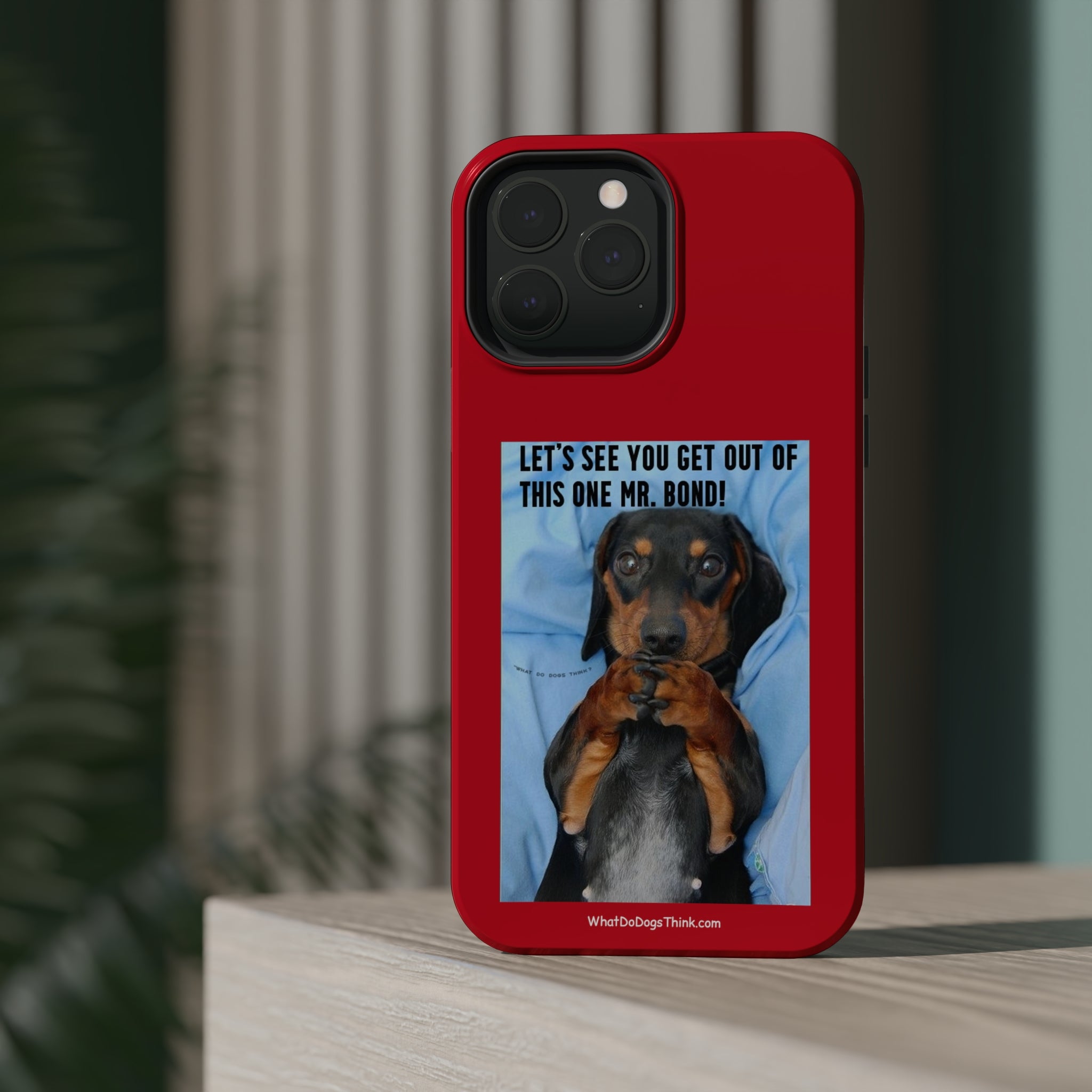 Mr. Bond Red MagSafe Tough Cases