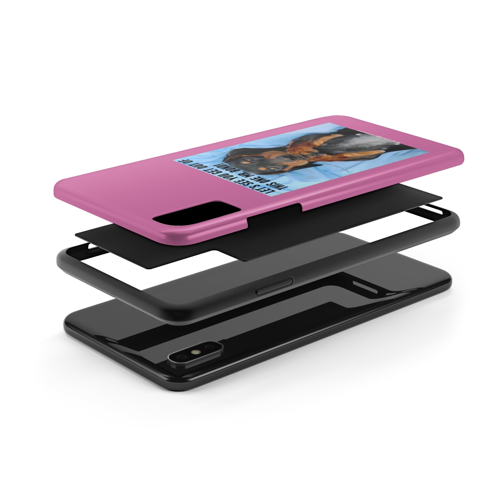 Mr Bond Pink Tough Phone Cases