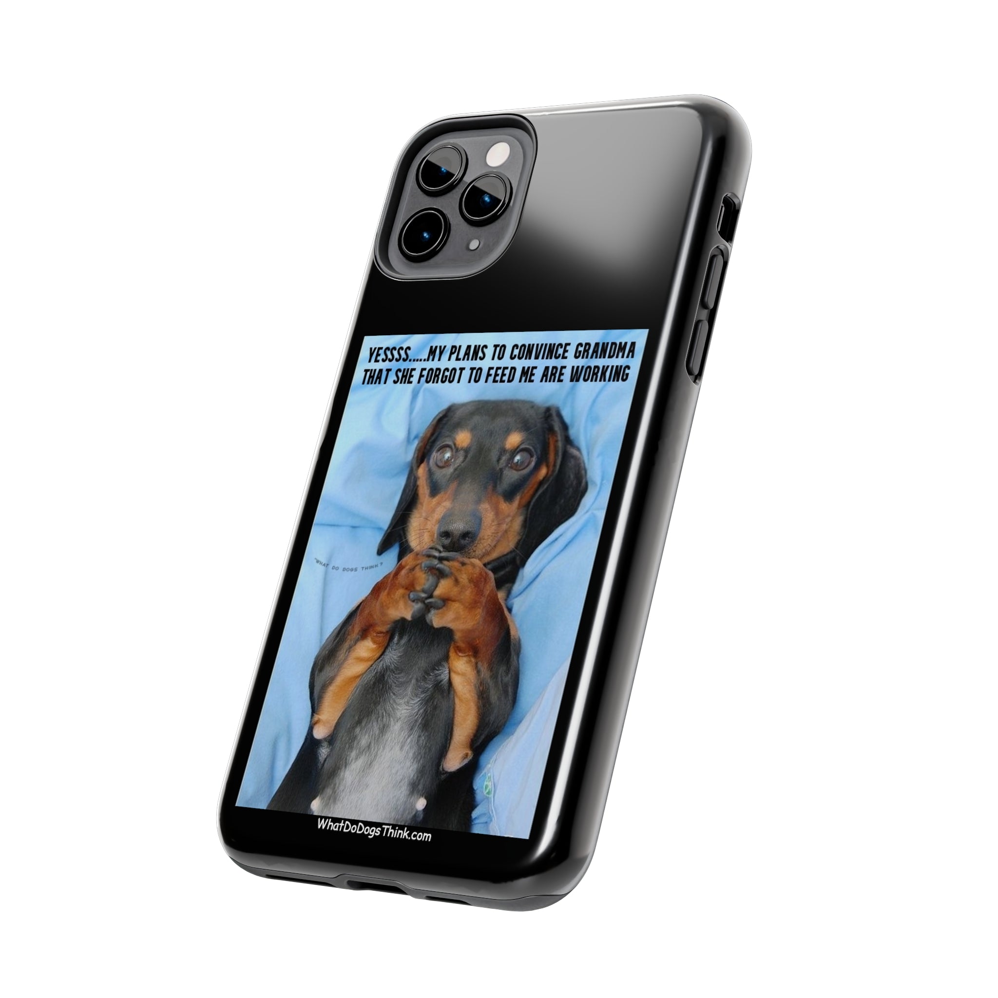 Grandma Black Tough Phone Cases