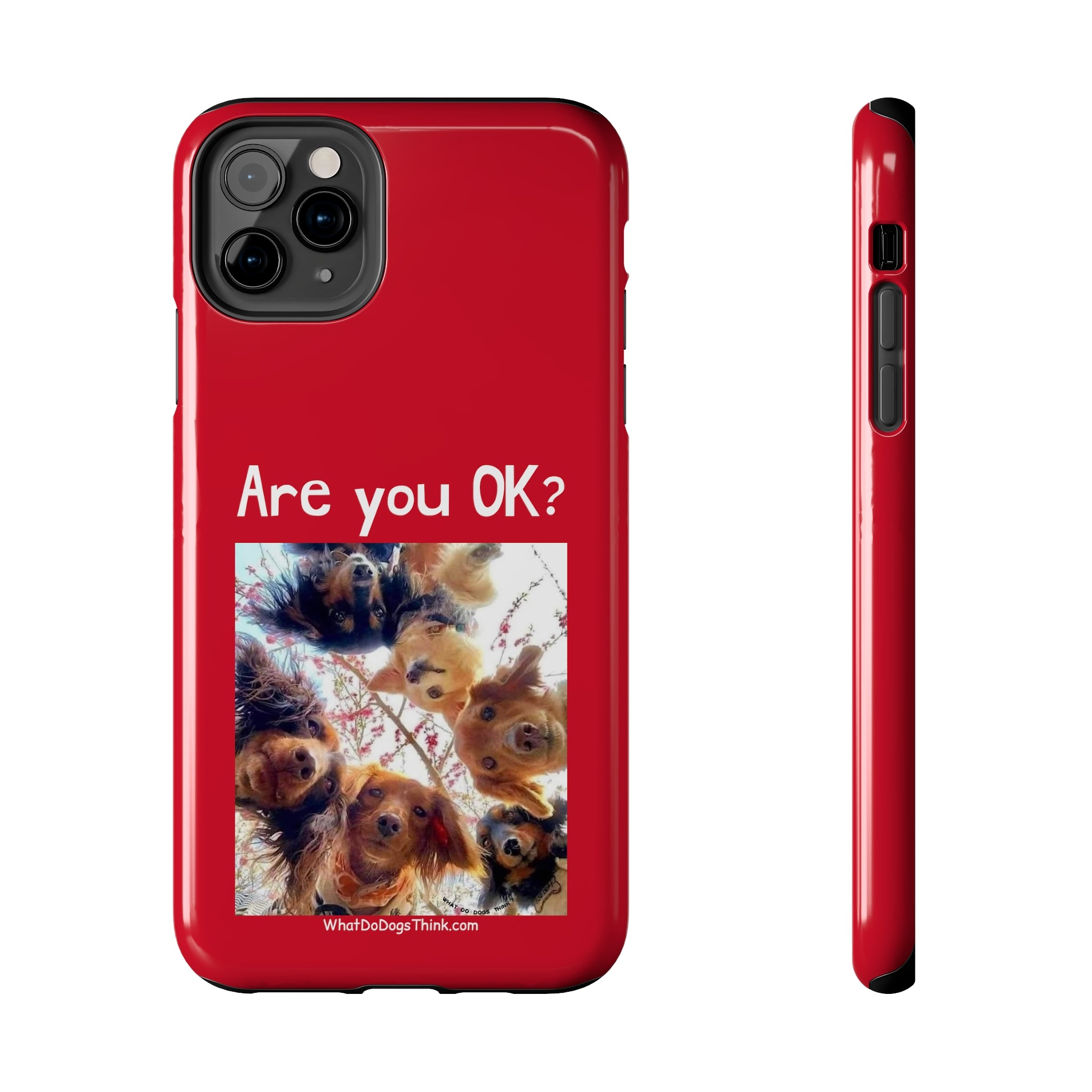 Are you OK? Red Tough Phone Cases