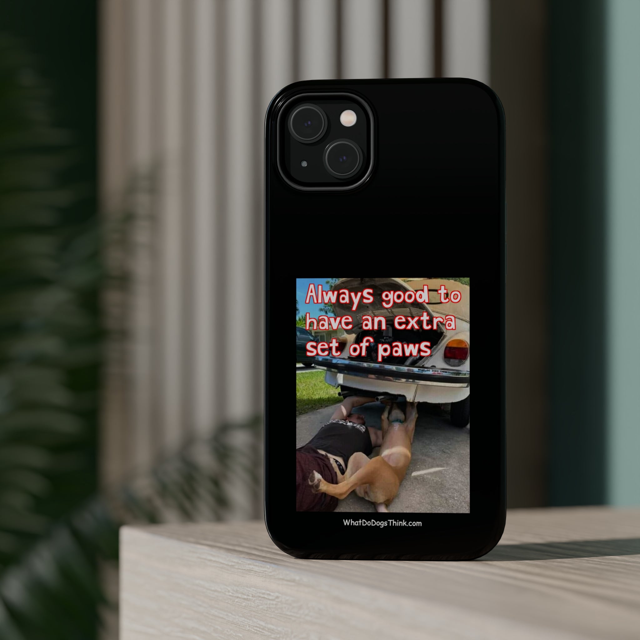 Extra Paw Black MagSafe Tough Cases