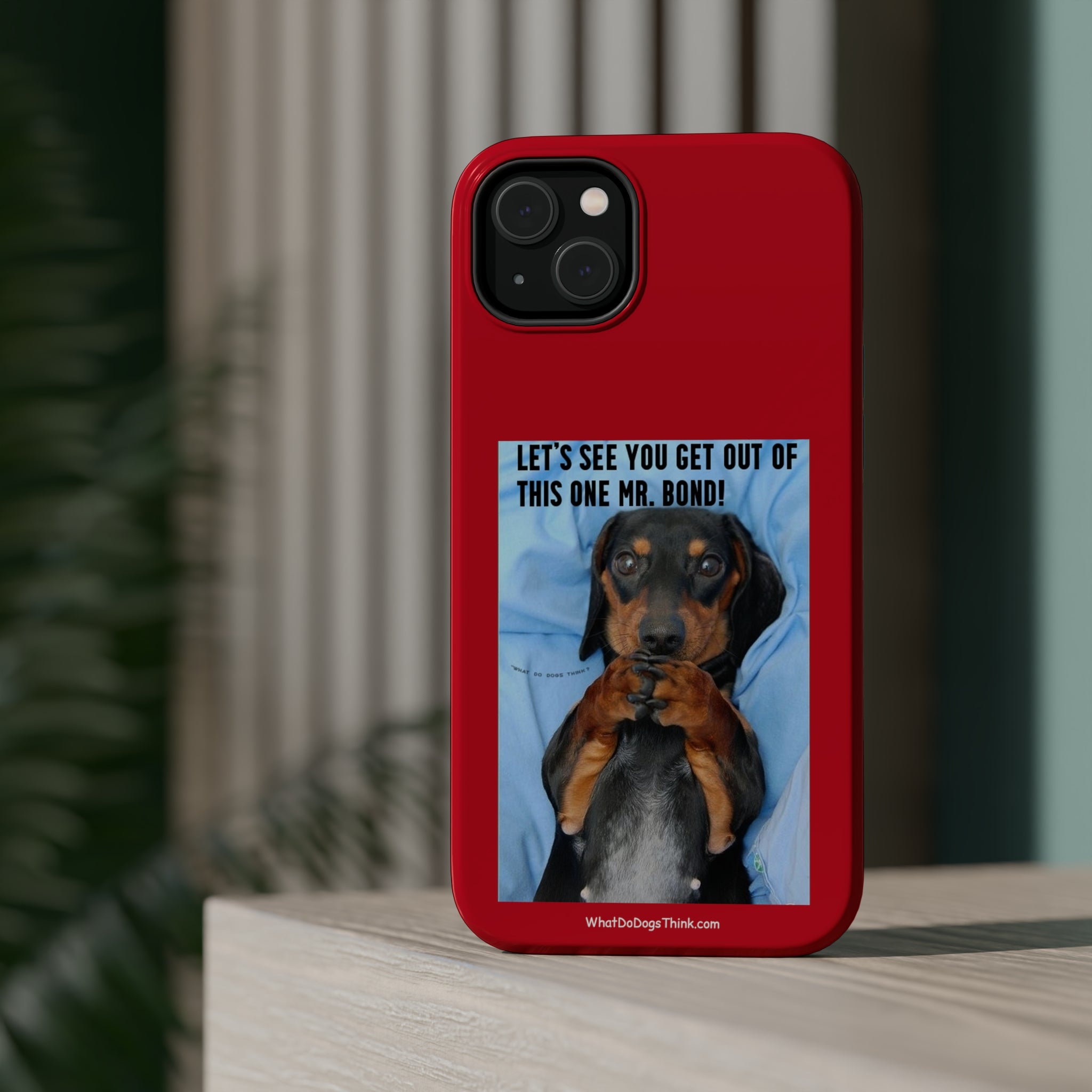 Mr. Bond Red MagSafe Tough Cases