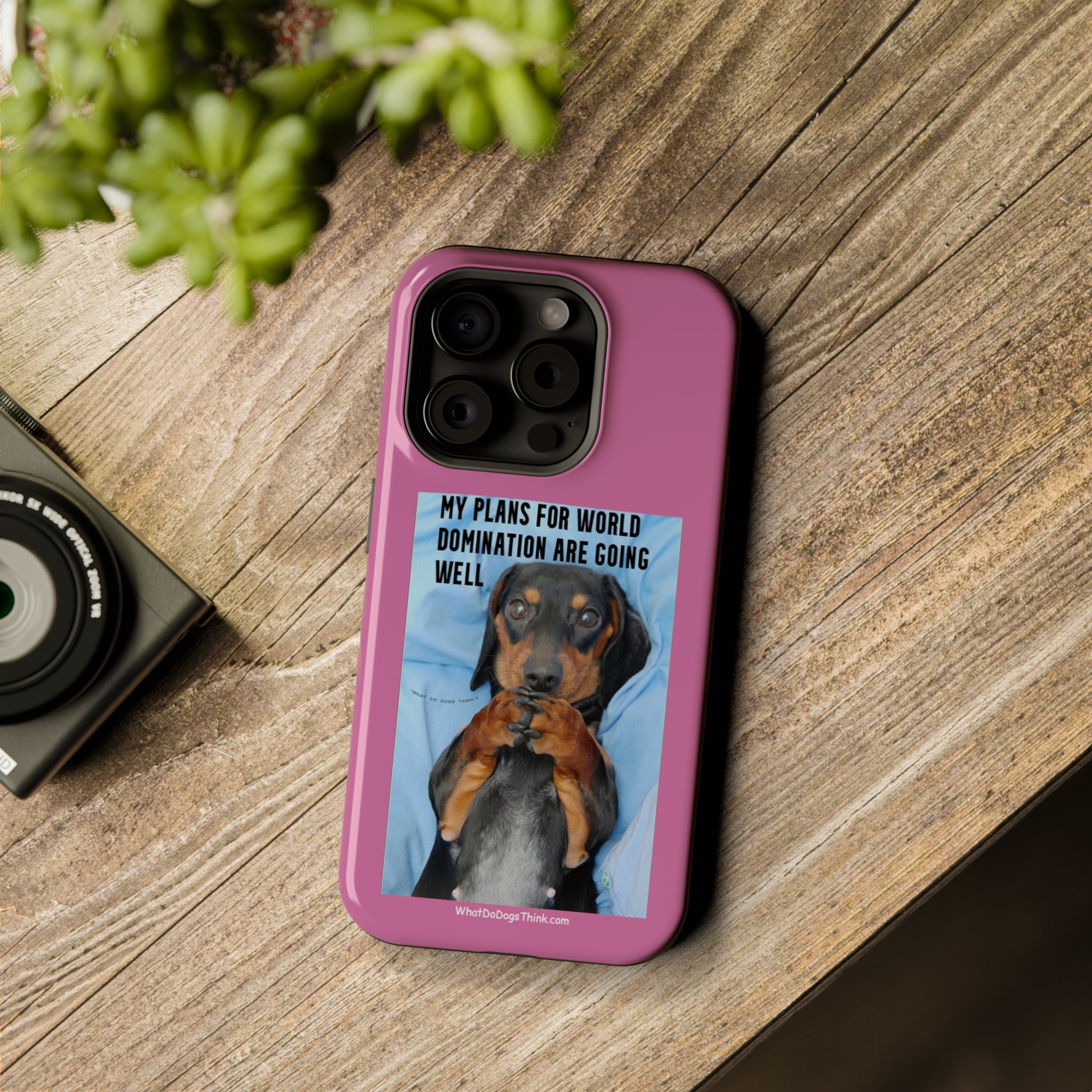 World Domination Pink MagSafe Tough Cases