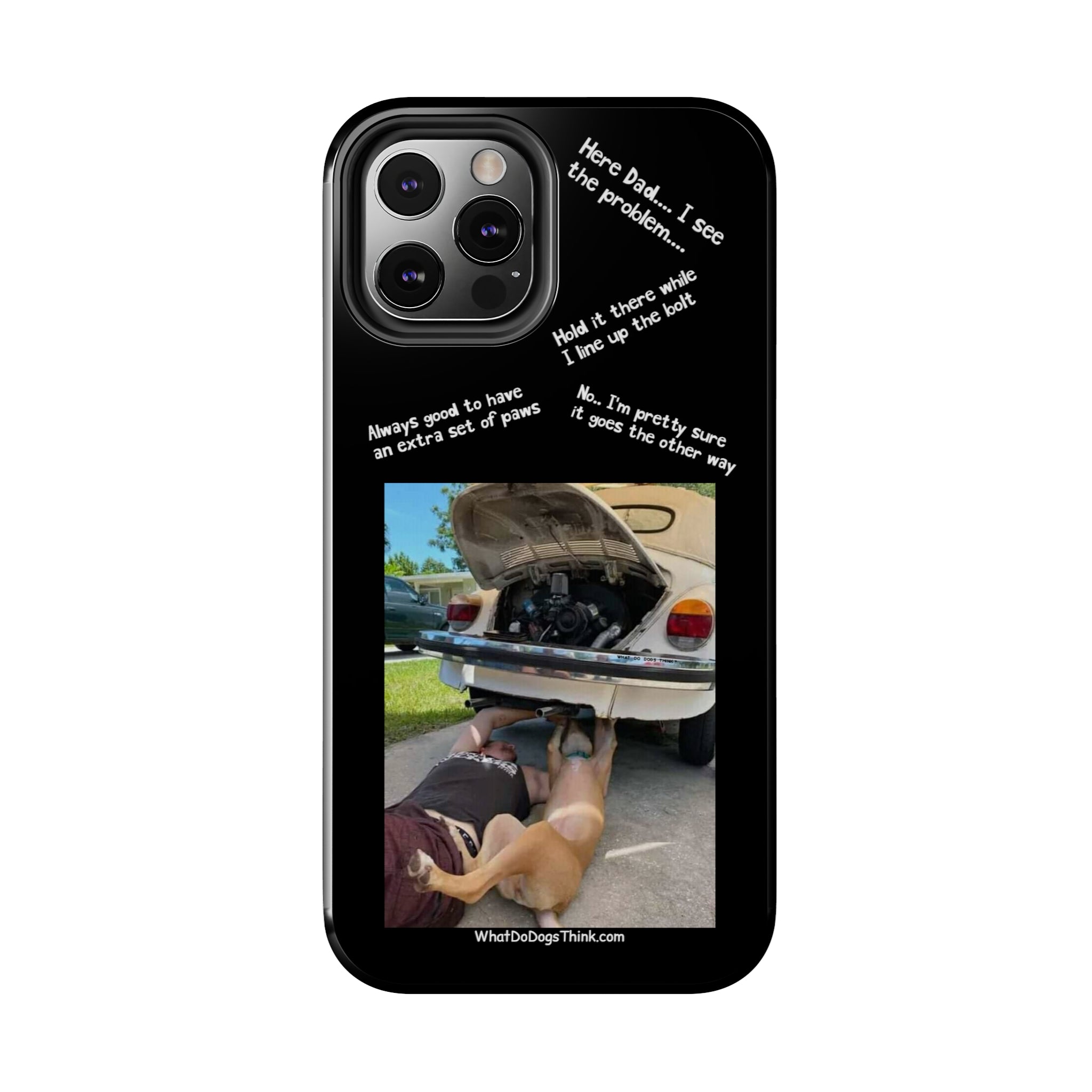 Bug Helper Compilation Black Tough Phone Cases