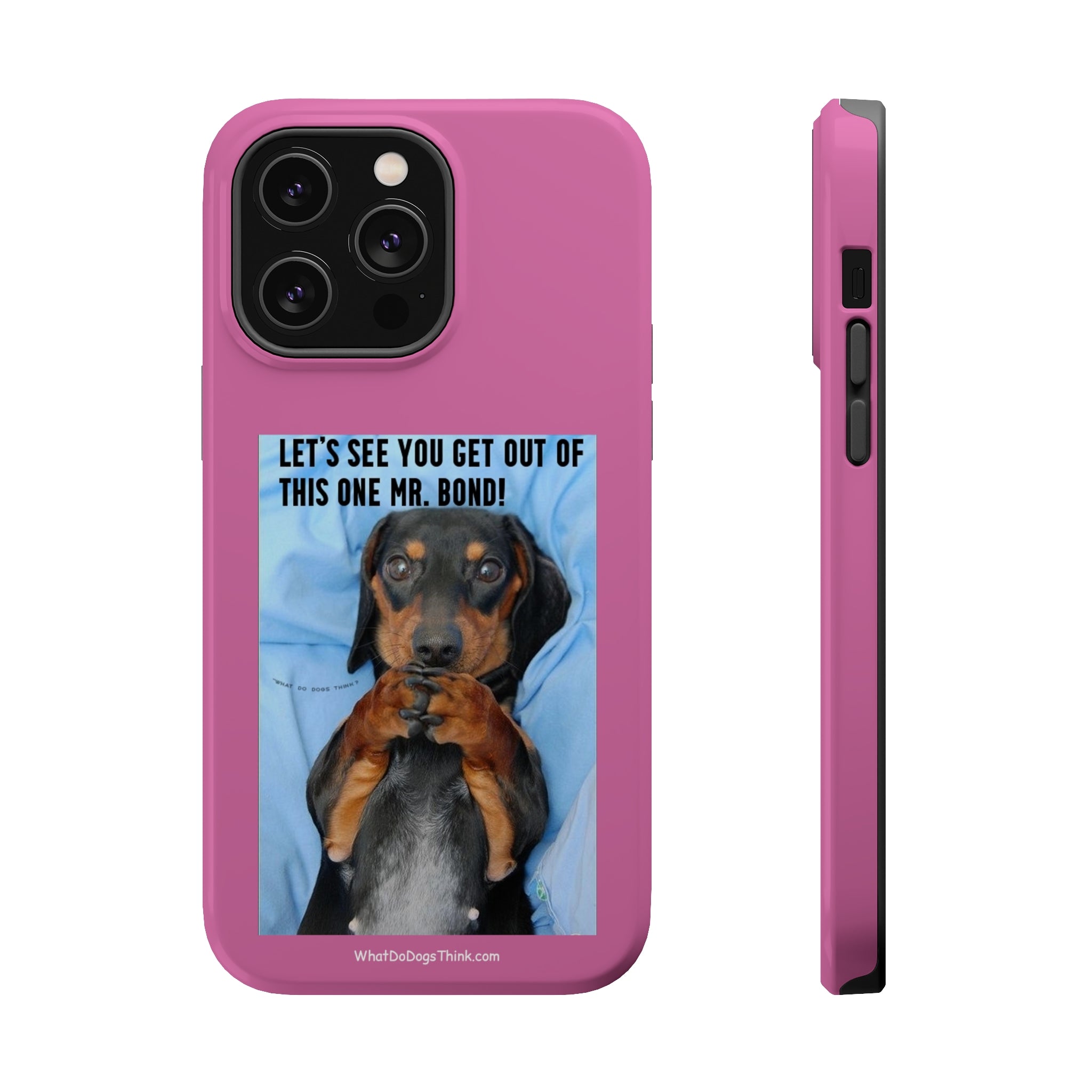 Mr. Bond Pink MagSafe Tough Cases