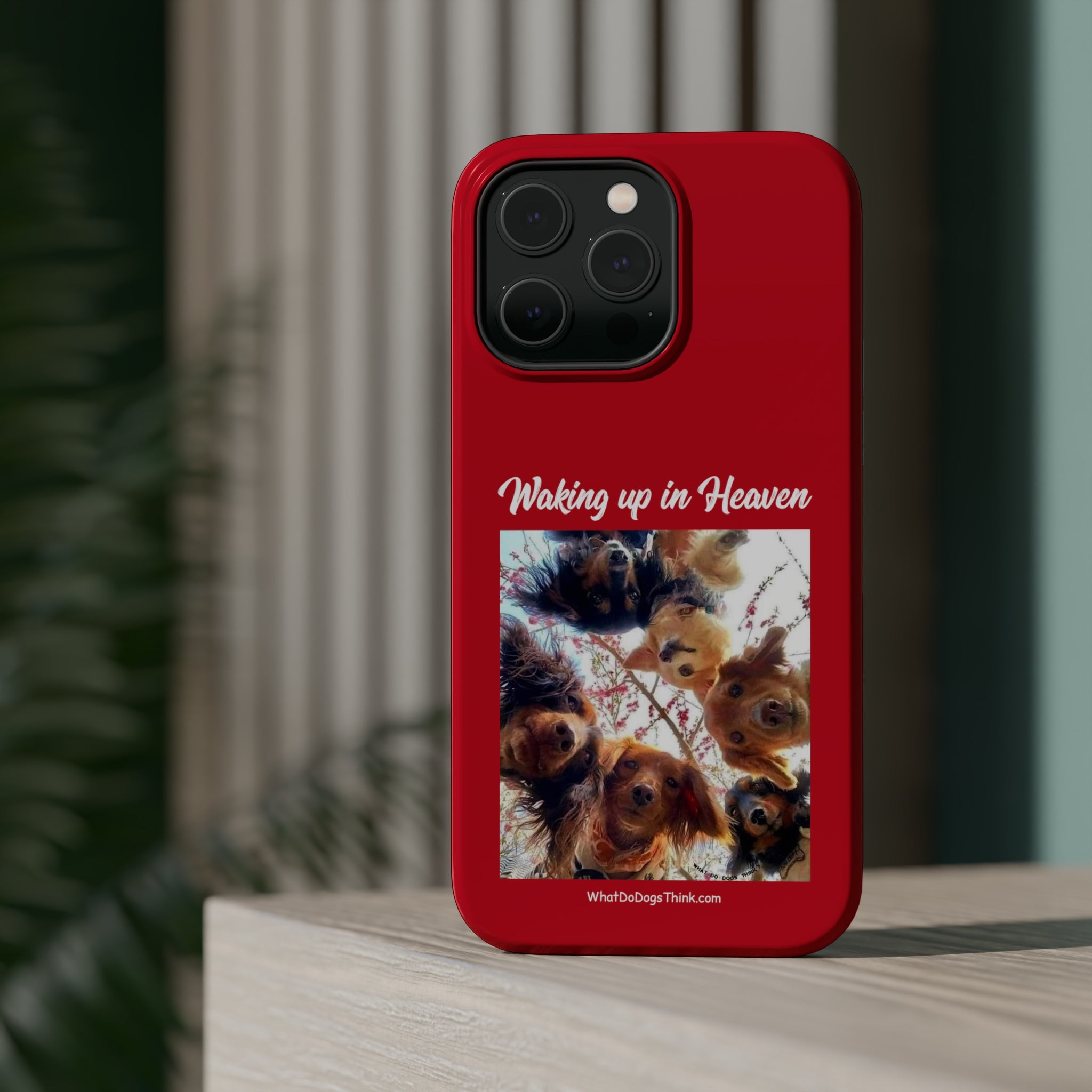 Waking Up In Heaven Red MagSafe Tough Cases