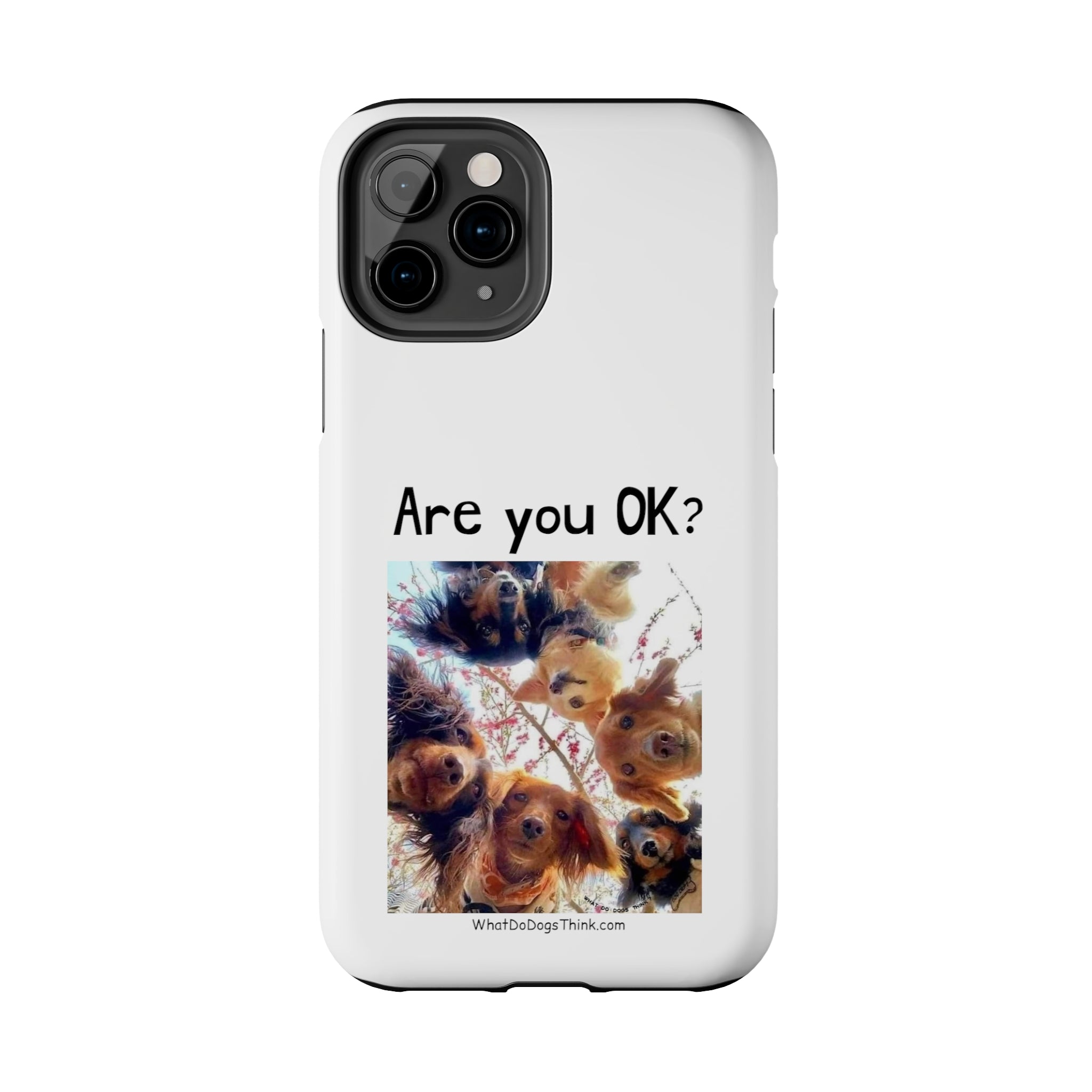Are You OK? White Tough Phone Cases