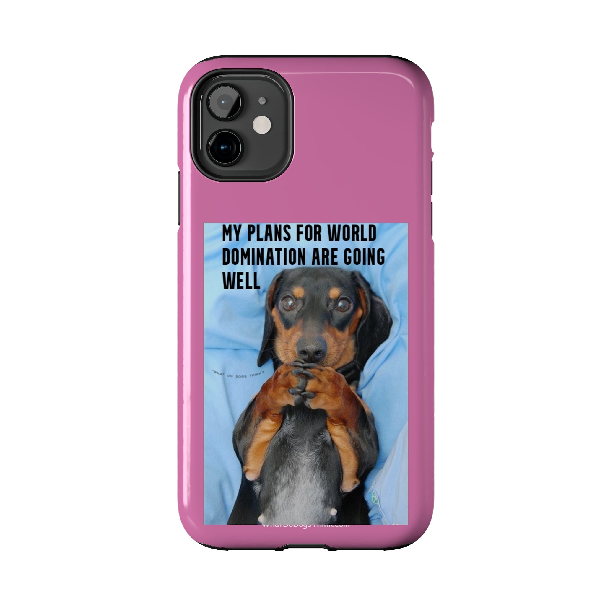 World Domination Pink Tough Phone Cases