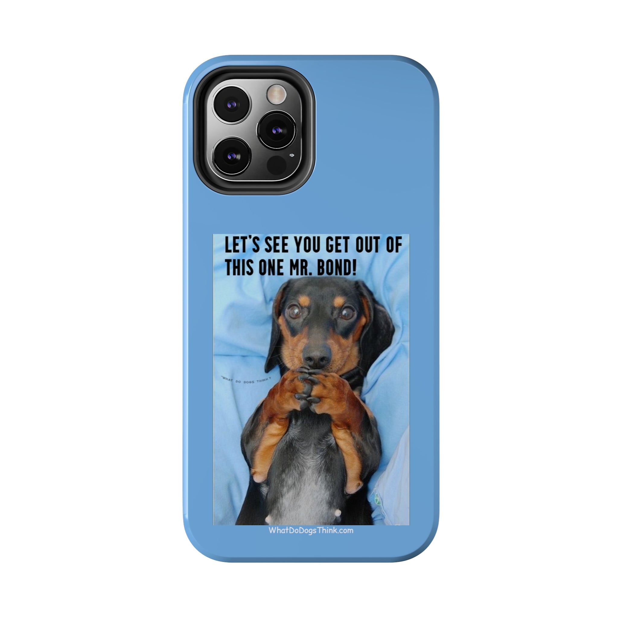 Mr Bond Blue Tough Phone Cases