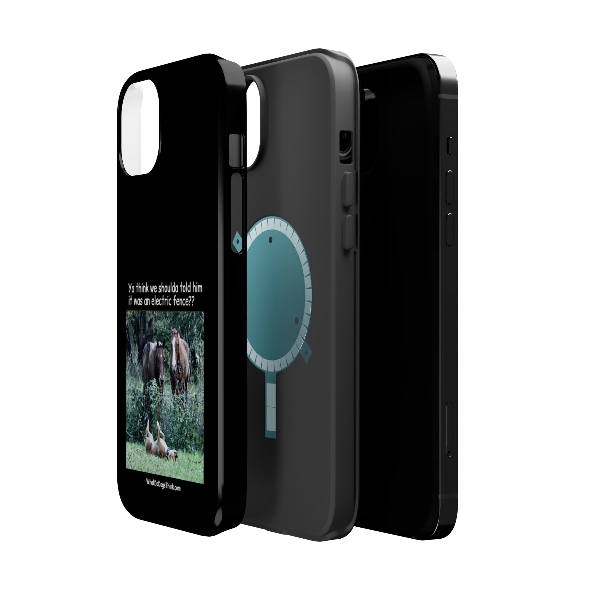 Electric Fence Black MagSafe Tough Cases