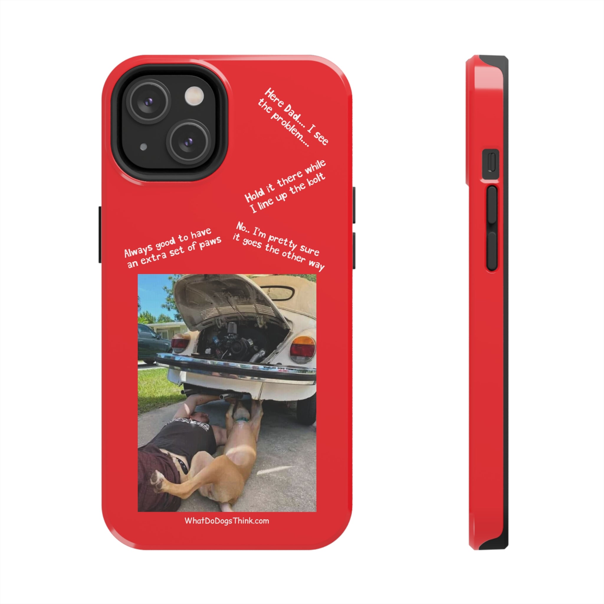 Bug Helper Compilation Red Tough Phone Cases