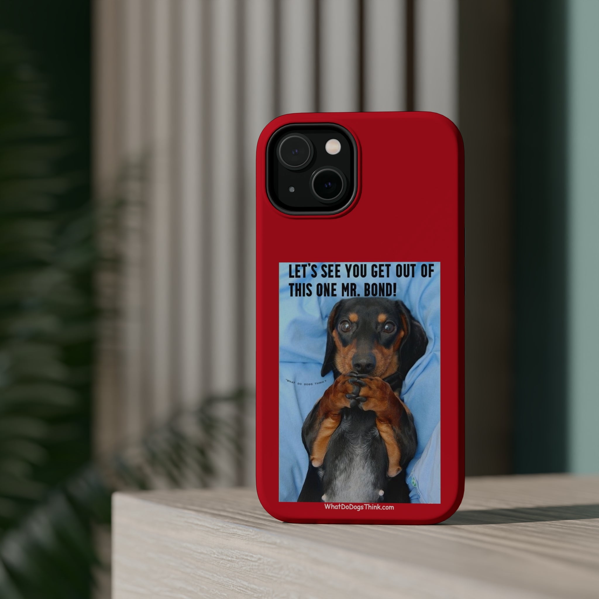 Mr. Bond Red MagSafe Tough Cases
