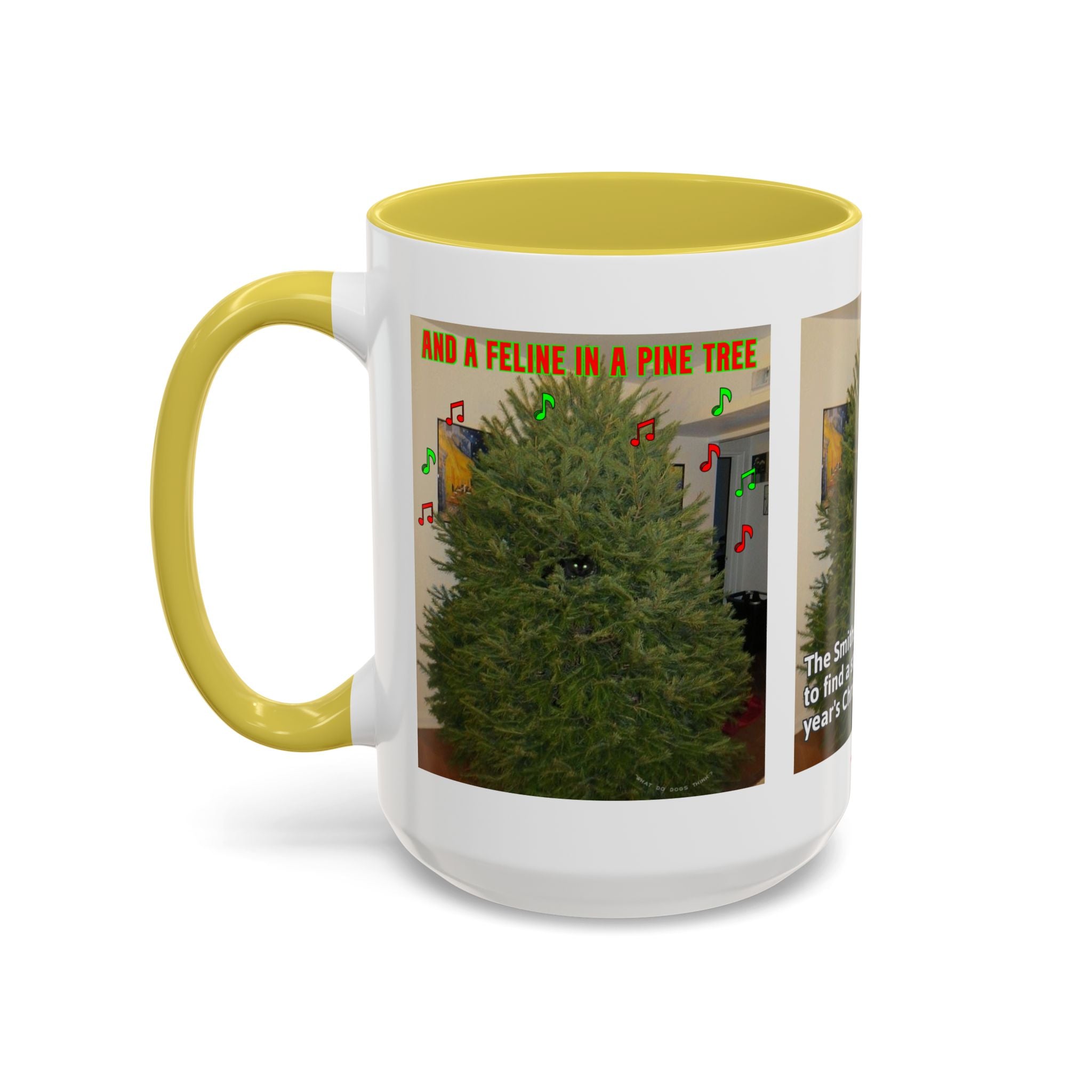 Christmas Tree Cat Mug