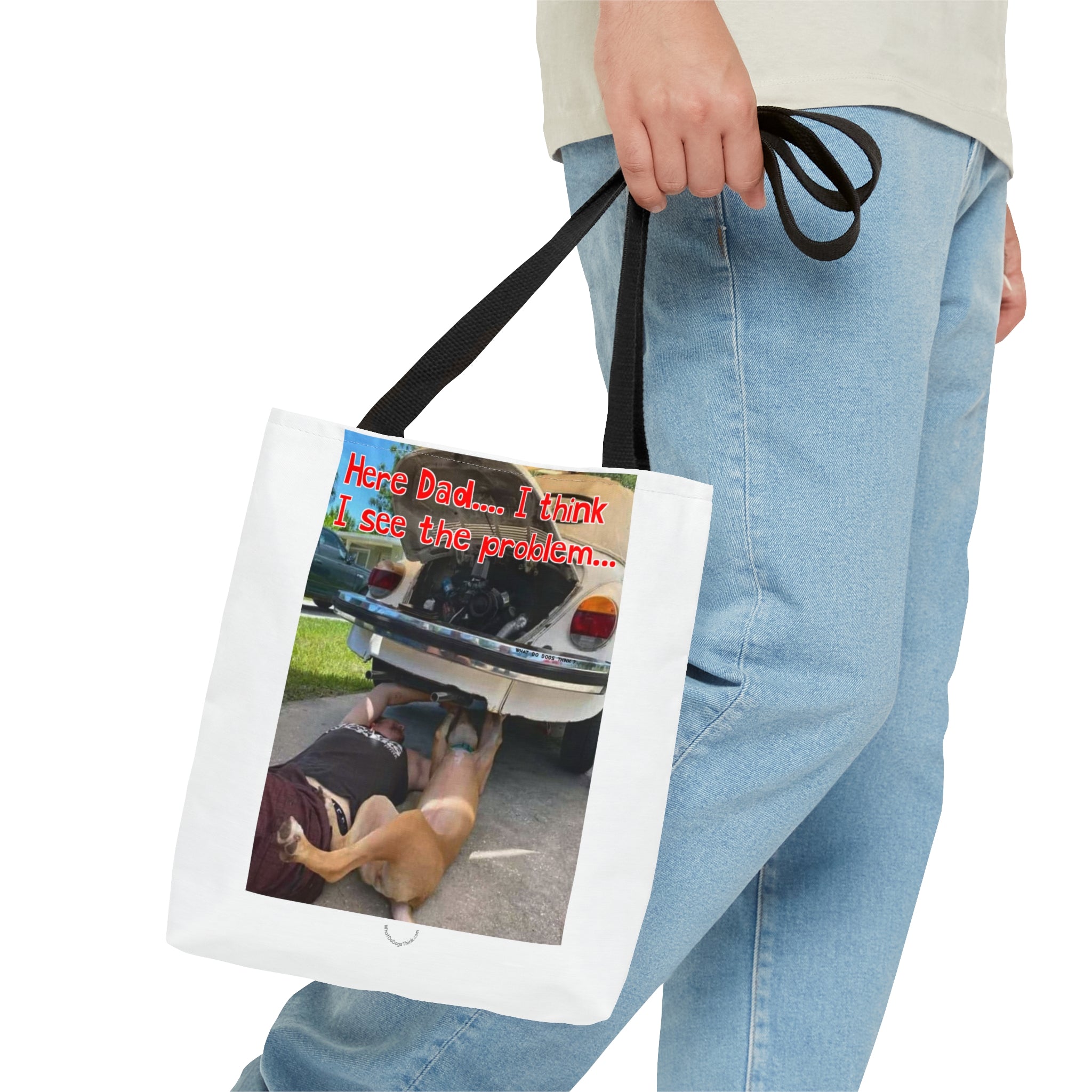 VW Helper White Tote Bag