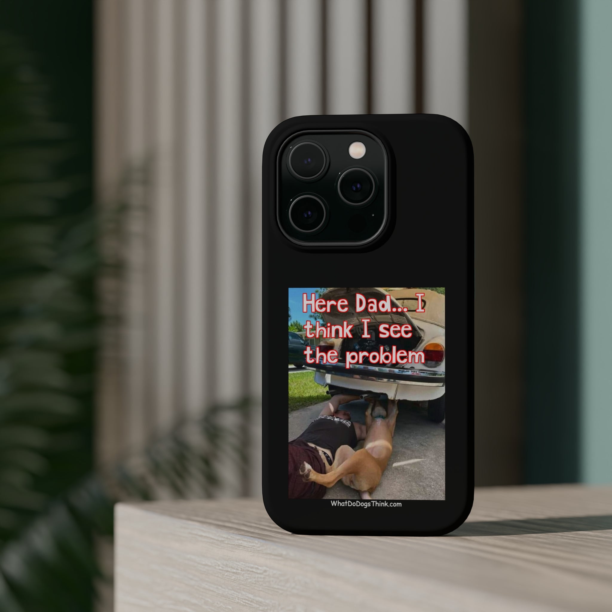 Here Dad Black MagSafe Tough Cases