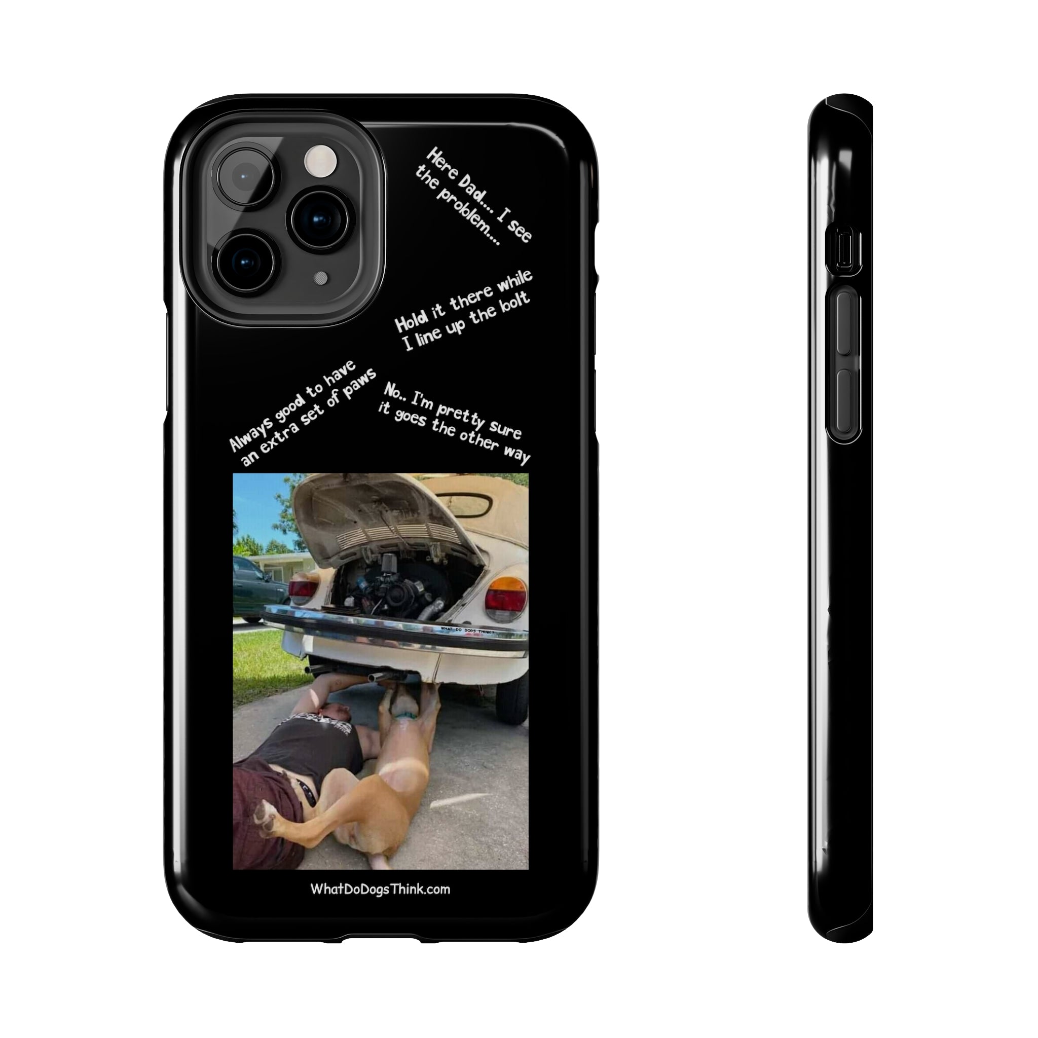 Bug Helper Compilation Black Tough Phone Cases