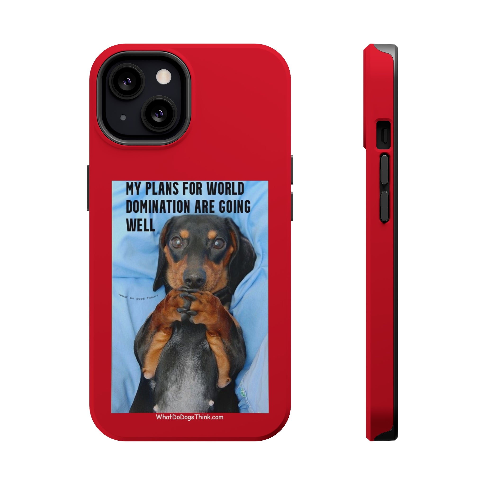 World Domination Red MagSafe Tough Cases