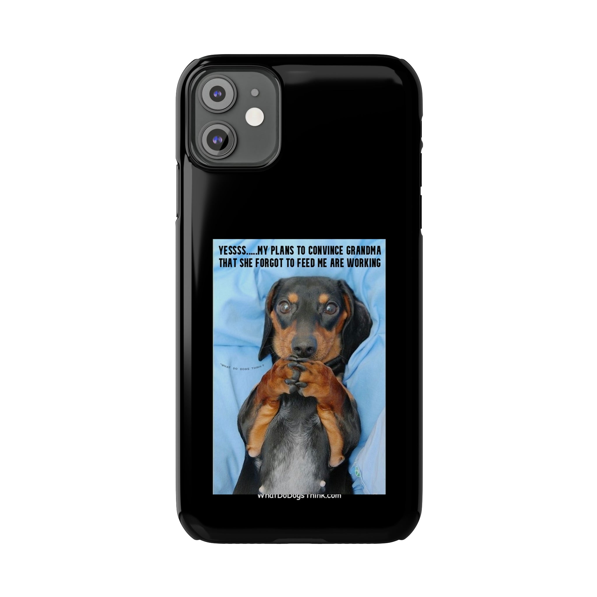 Grandma Black Slim Phone Cases