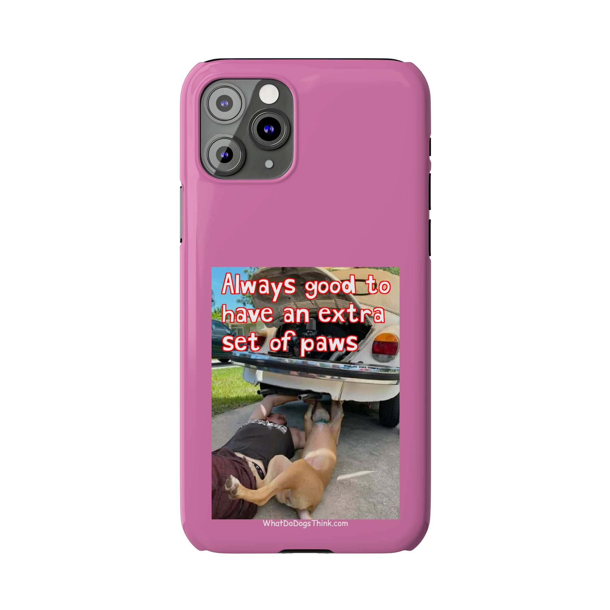Extra Paws Pink Slim Phone Case