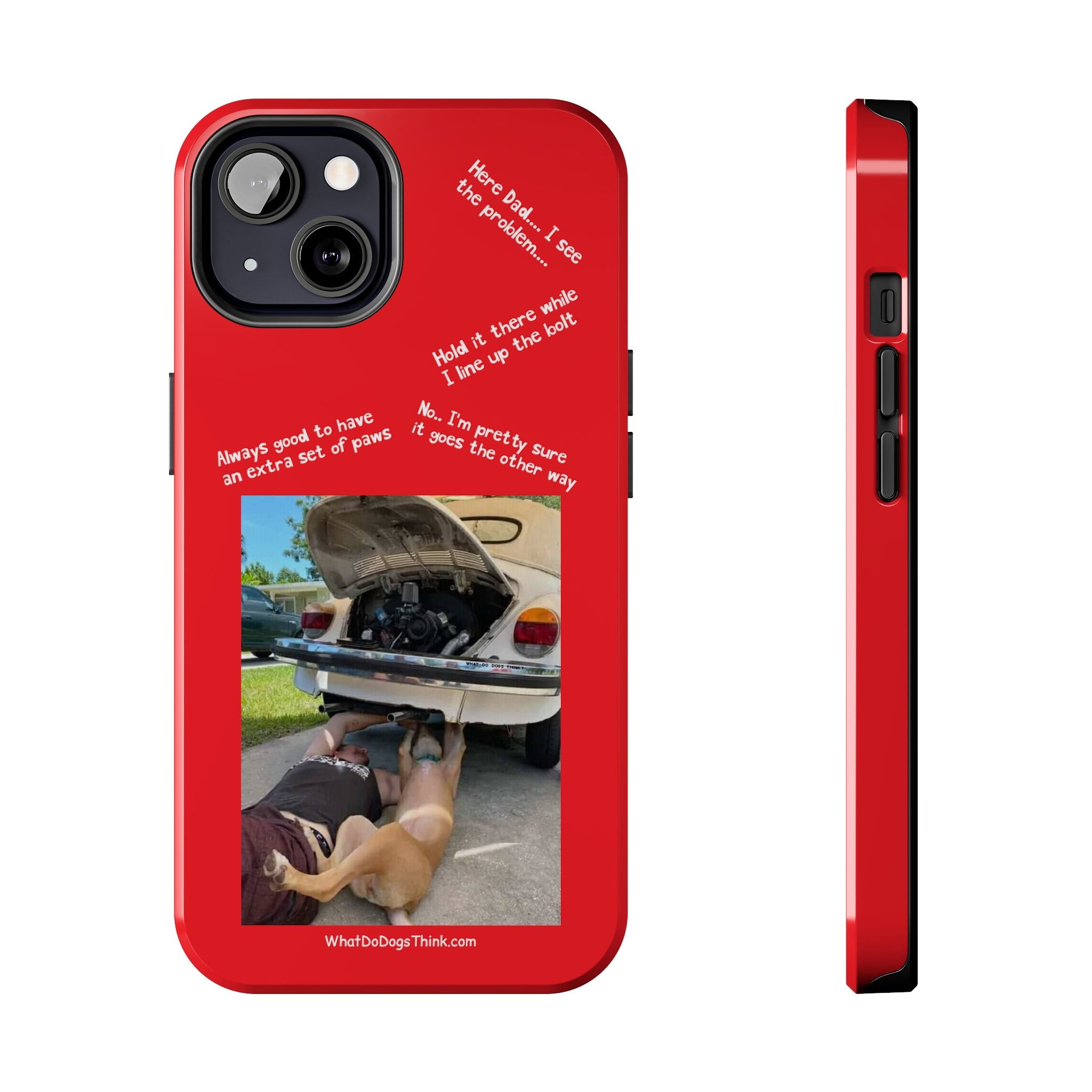 Bug Helper Compilation Red Tough Phone Cases