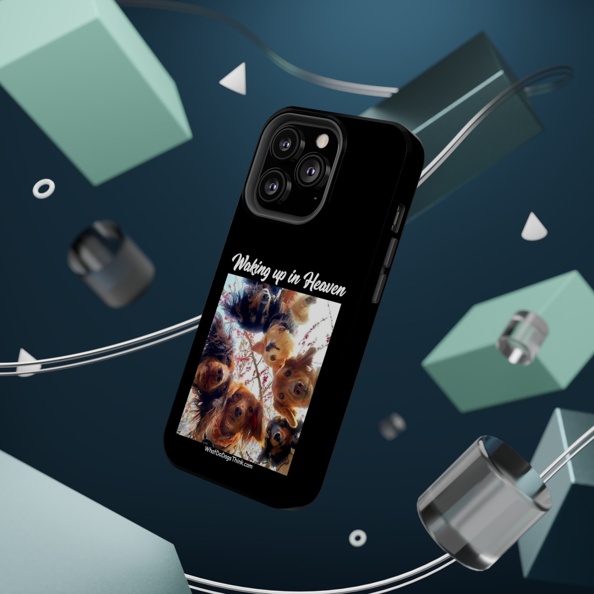 Waking Up In Heaven Black MagSafe Tough Cases