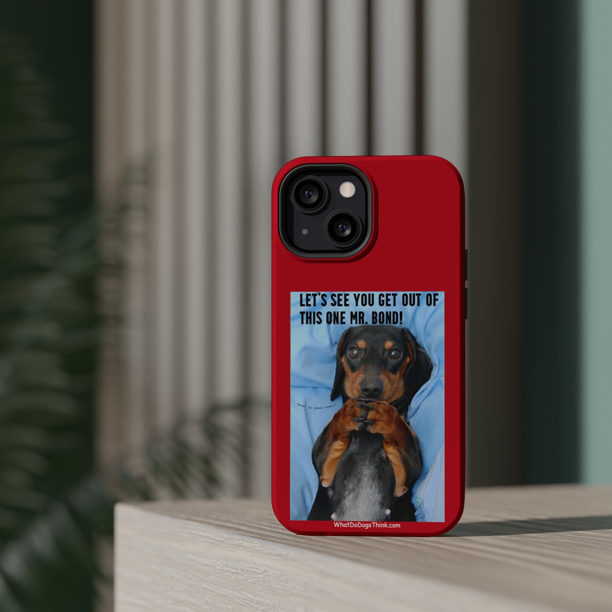 Mr. Bond Red MagSafe Tough Cases
