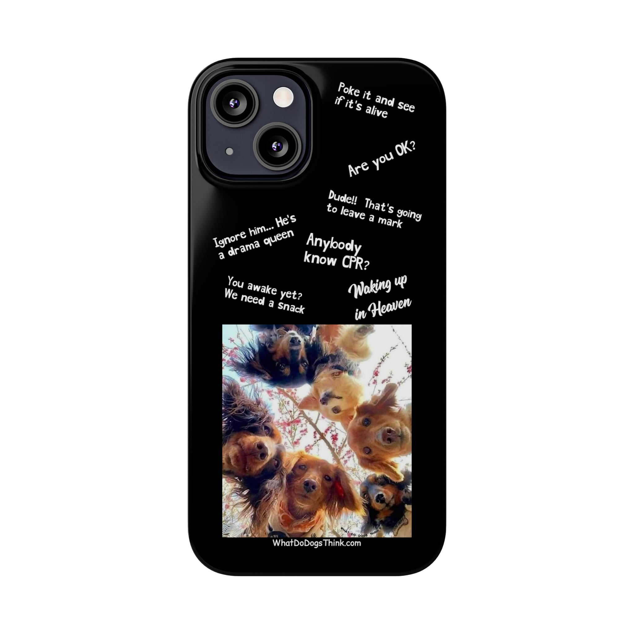 Are You OK? Compilation Black Slim Phone Cases