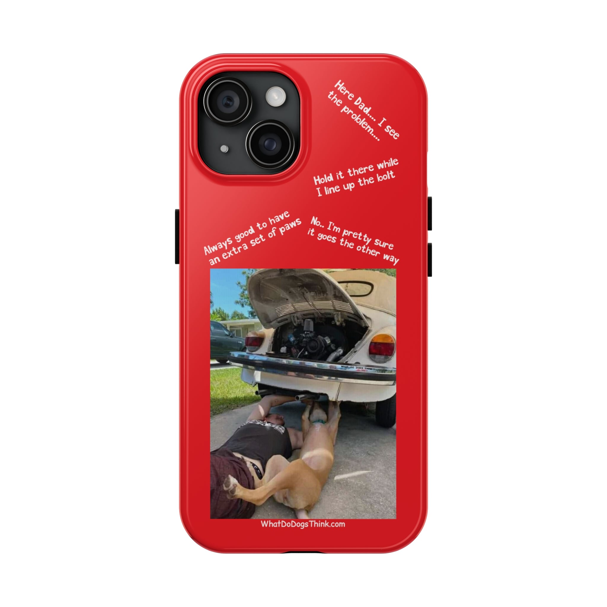 Bug Helper Compilation Red Tough Phone Cases
