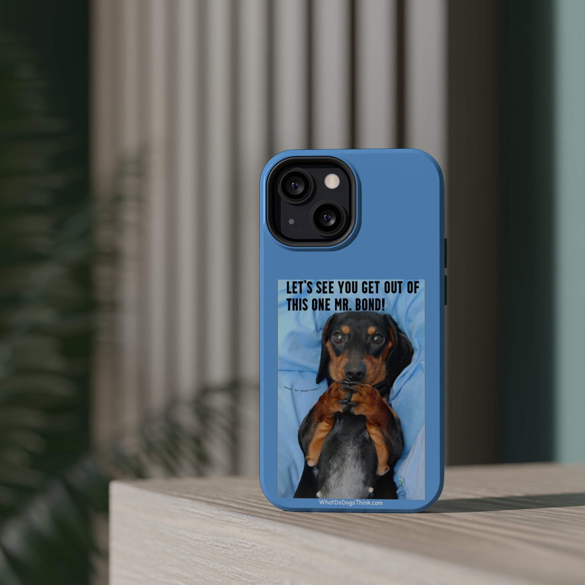 Mr. Bond Blue MagSafe Tough Cases